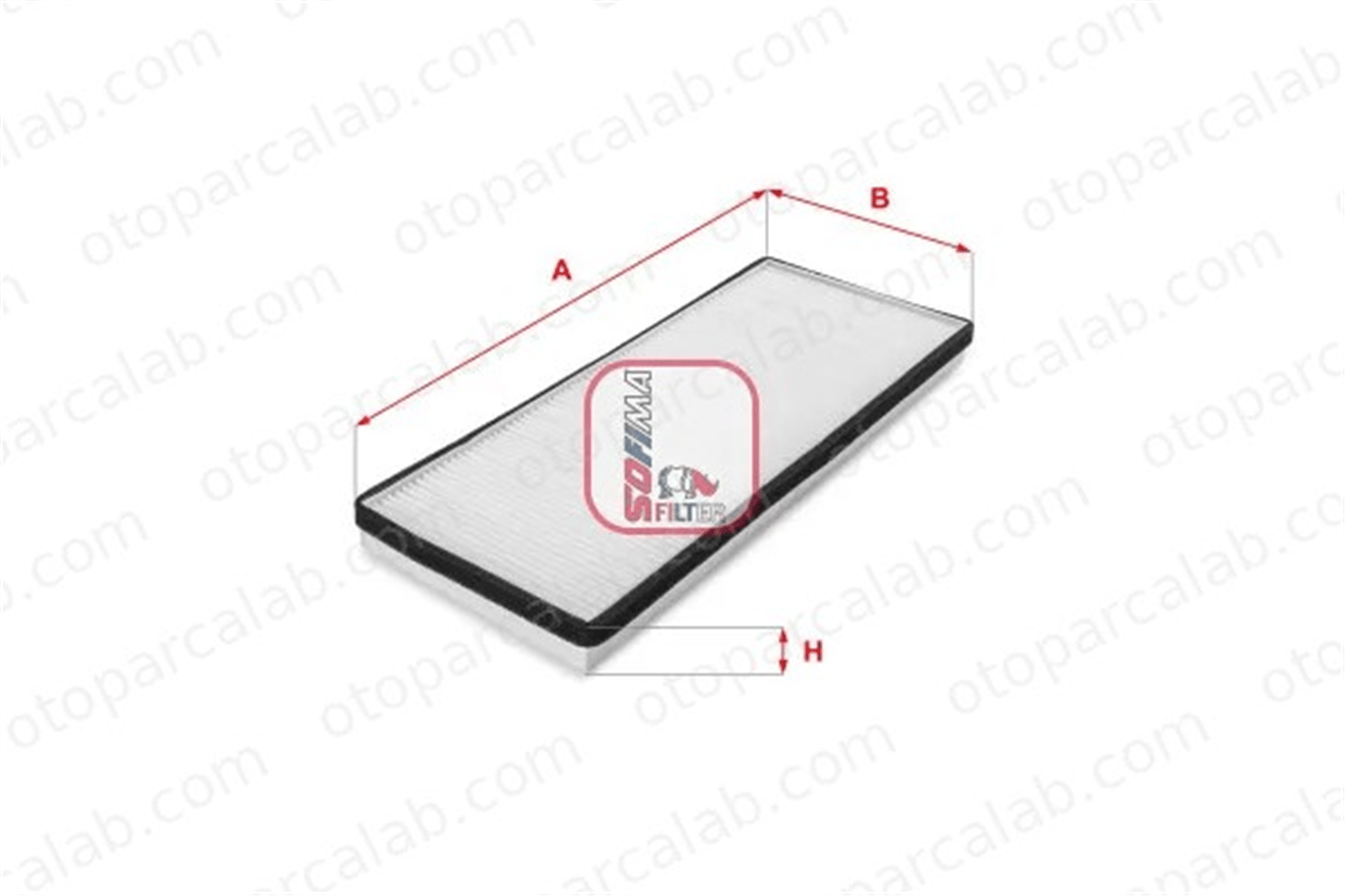 SOFIMA S 3013 C Polen Filtresi AUDI A4 B5 Avant A4 B5 8A0819439 6447EE