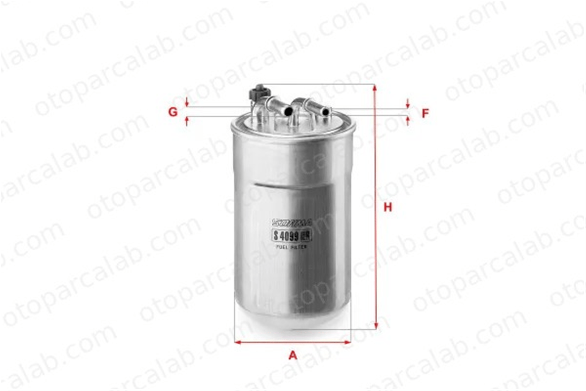 SOFIMA S 4099 NR Yakıt Filtresi OPEL CORSA D CORSA D Kasa/eğik arka 818031 93196533