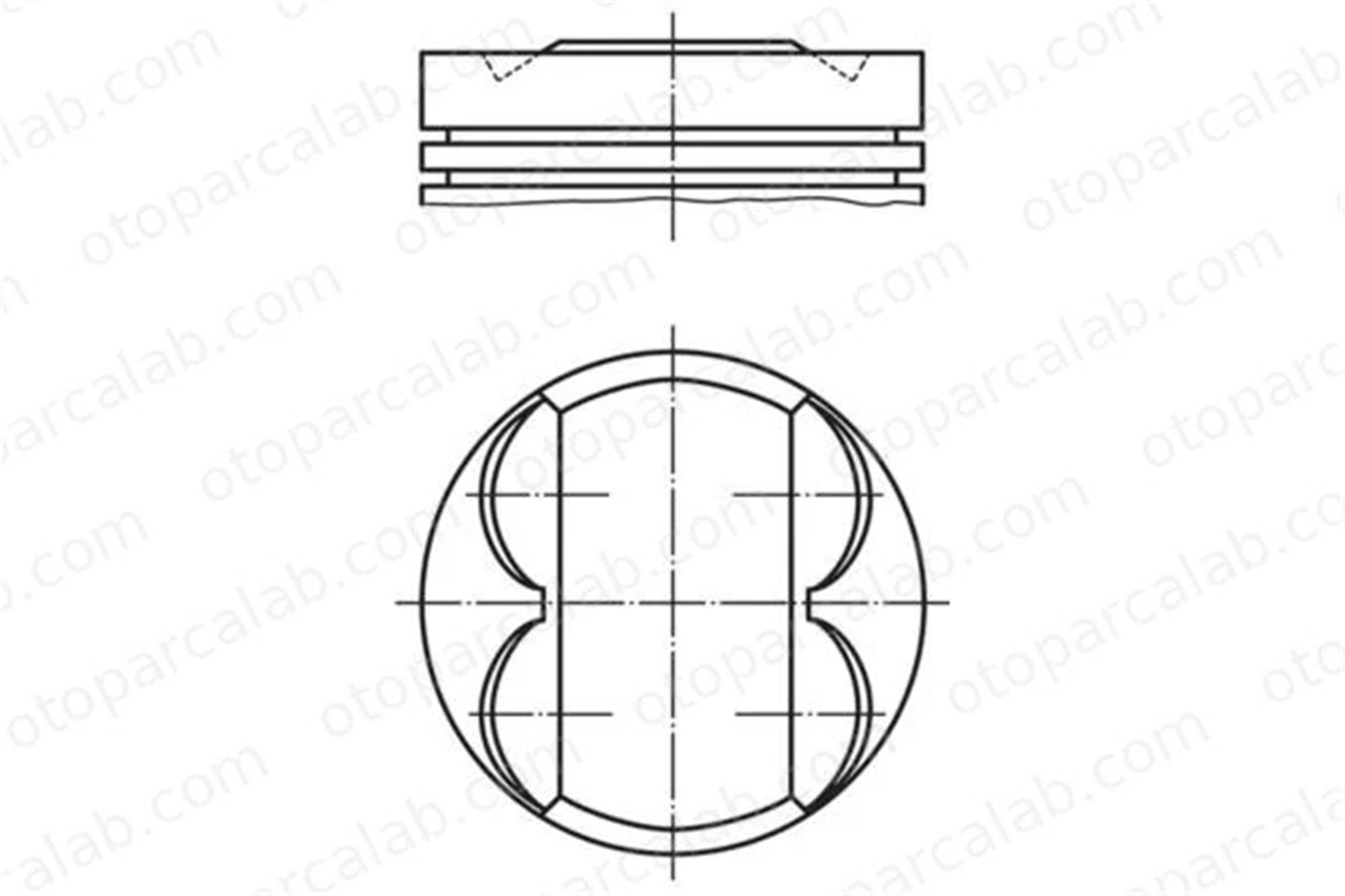 SONNE 095KR02010 Piston (85.00MM-STD) BMW 5 Touring 1 11257536373 11257558528