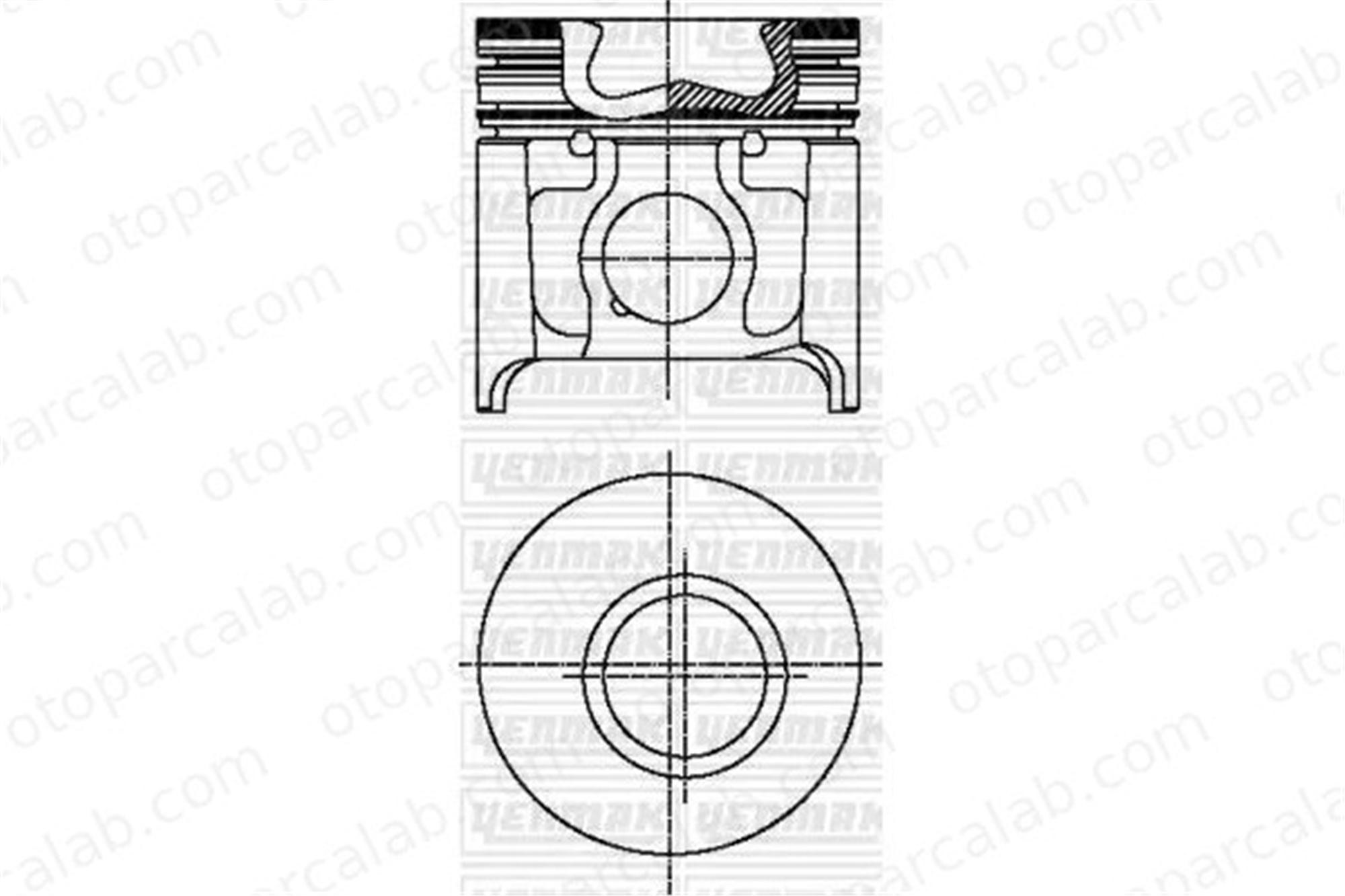 SONNE 222KR05502 Piston (95.00MM-0.60) RENAULT TRUCKS MESSENGER Platform şasi MESSENGER Panelvan/Van 2992044 500340853