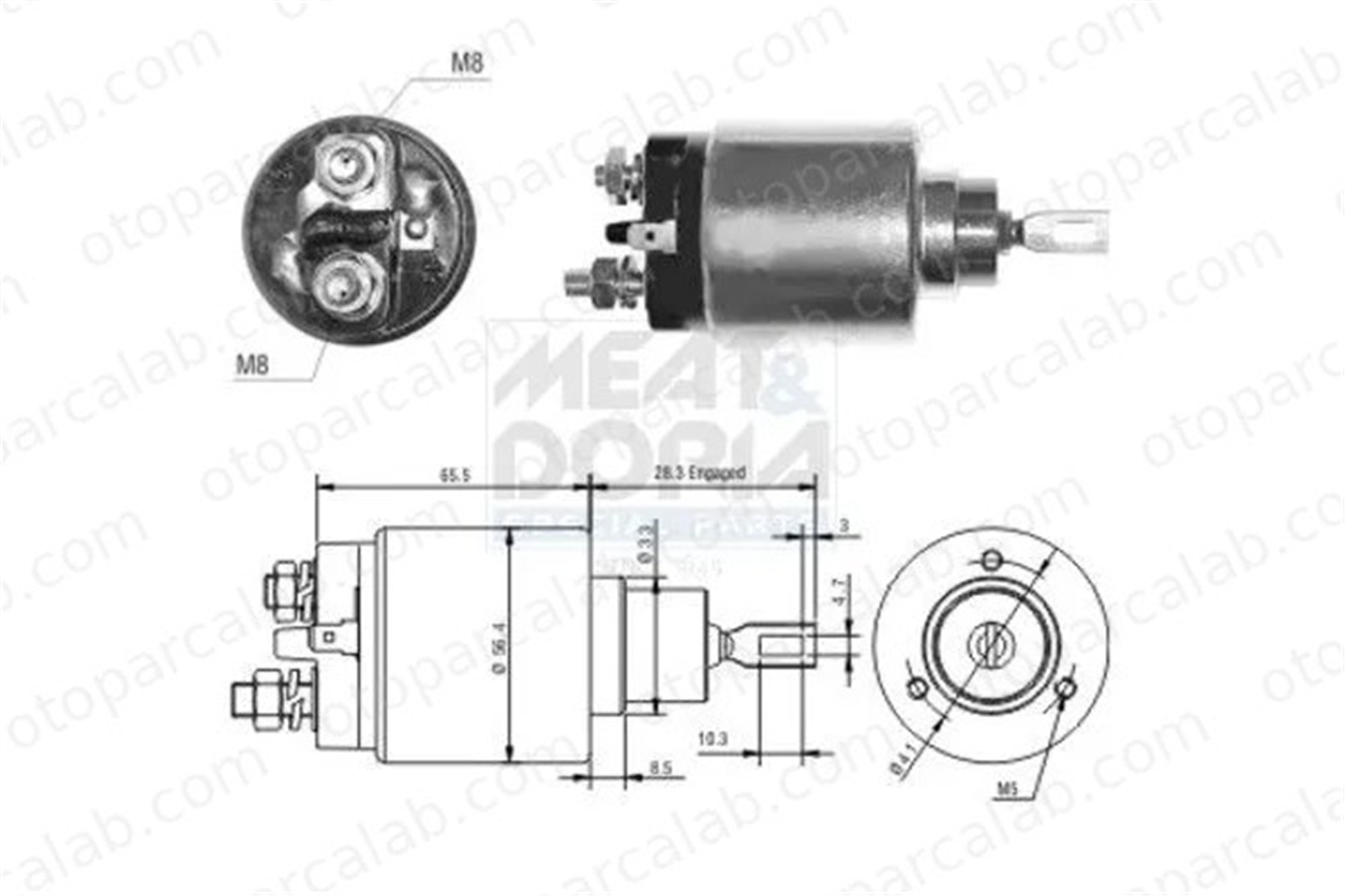 SPAGO STS1015 Marş Otomatiği RENAULT 11 9 7700714640 7700854349