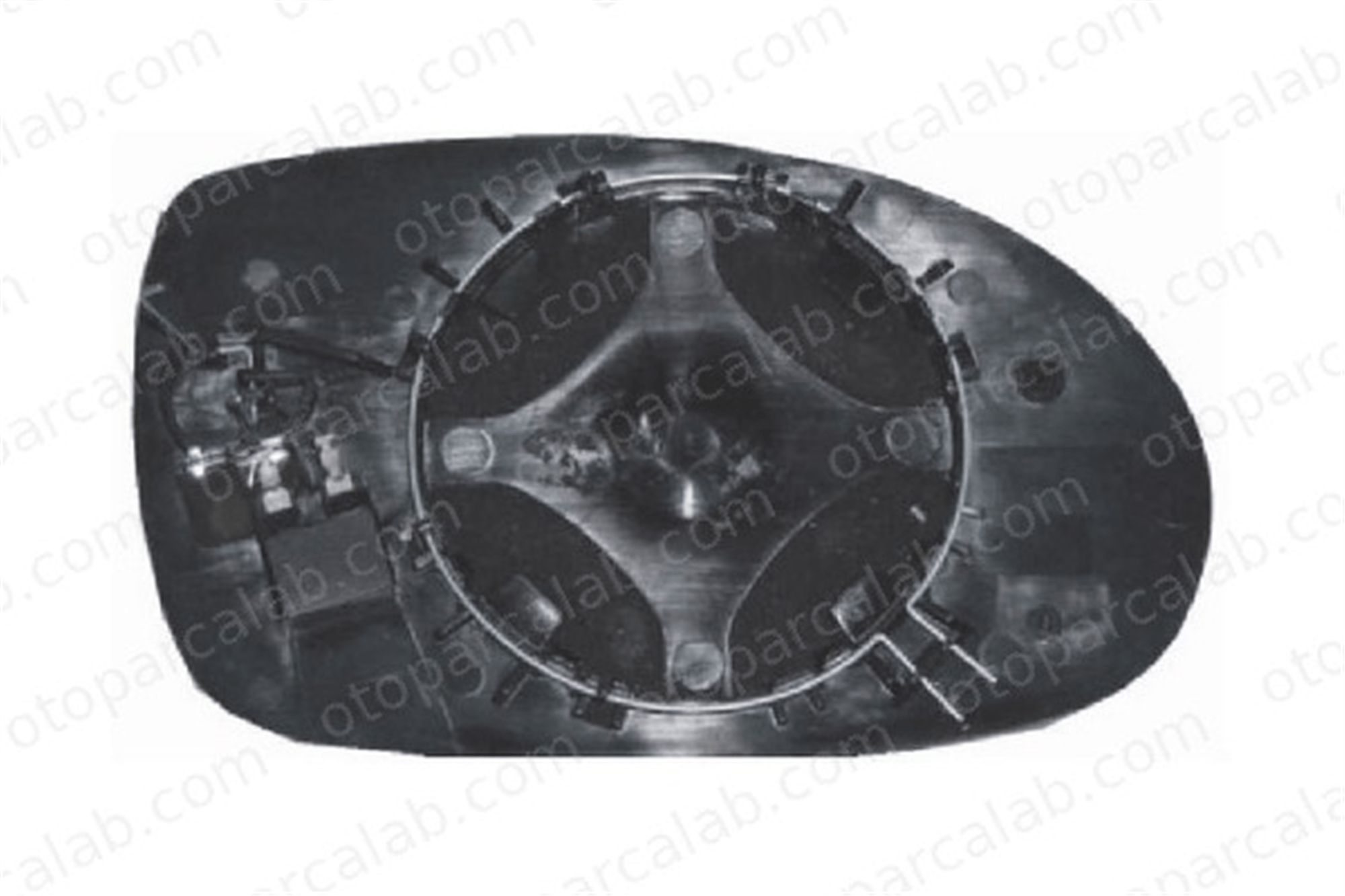 SPJ L-0296 Ayna Camı Dış Sağ CITROËN C5 I Break C5 I 8151EV