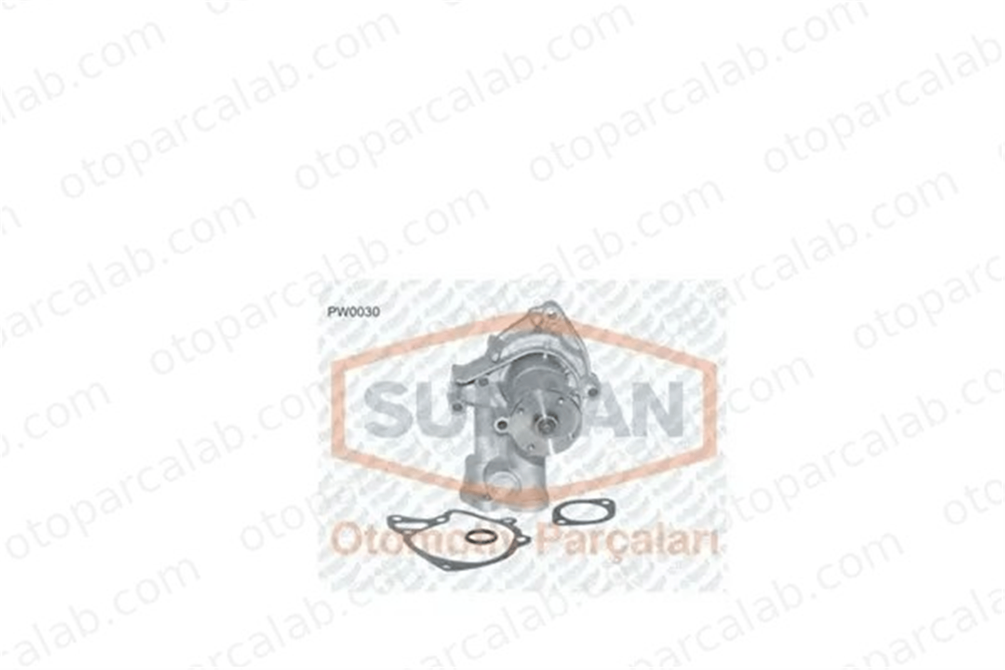 SUPSAN PW0030 Devirdaim Su Pompası MITSUBISHI L200 L 300 III Minibüs/Otobüs MD664616 2510042000