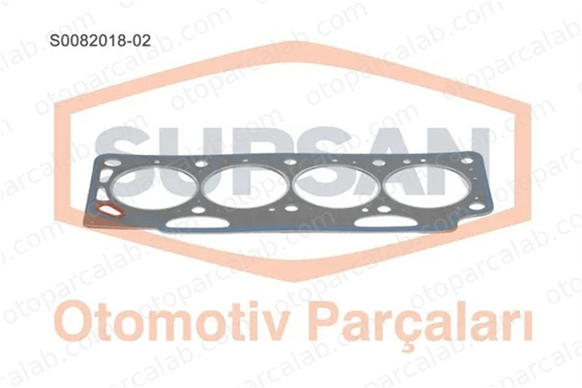 SUPSAN S0082018-02 Silindir Kapak Contası RENAULT 19 I CLIO I 7700107818 7700743369