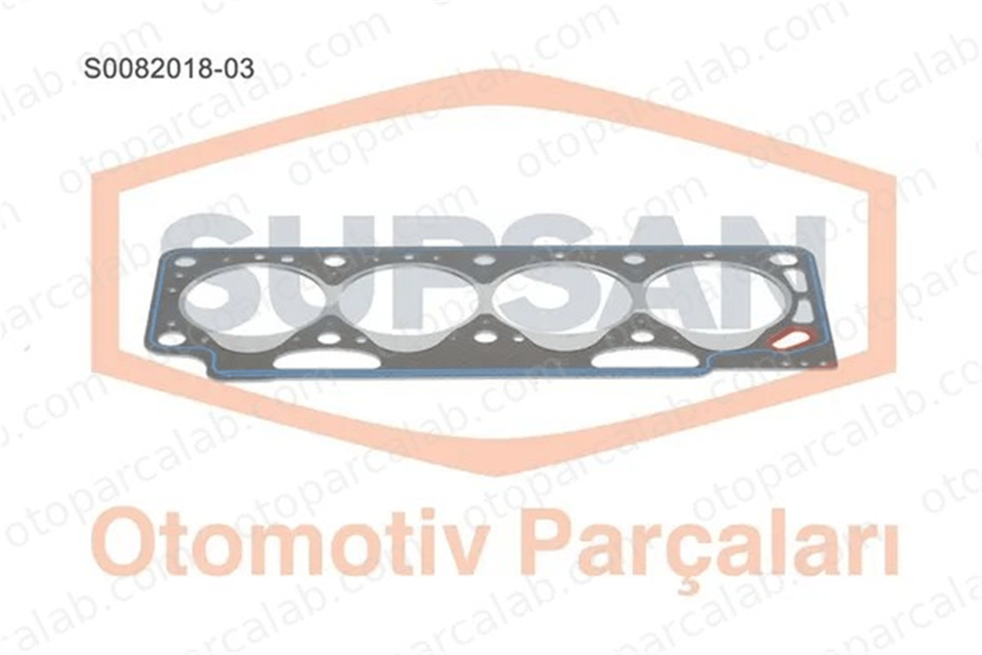 SUPSAN S0082018-03 Silindir Kapak Contası RENAULT 19 I CLIO I 7701039399 7700745725
