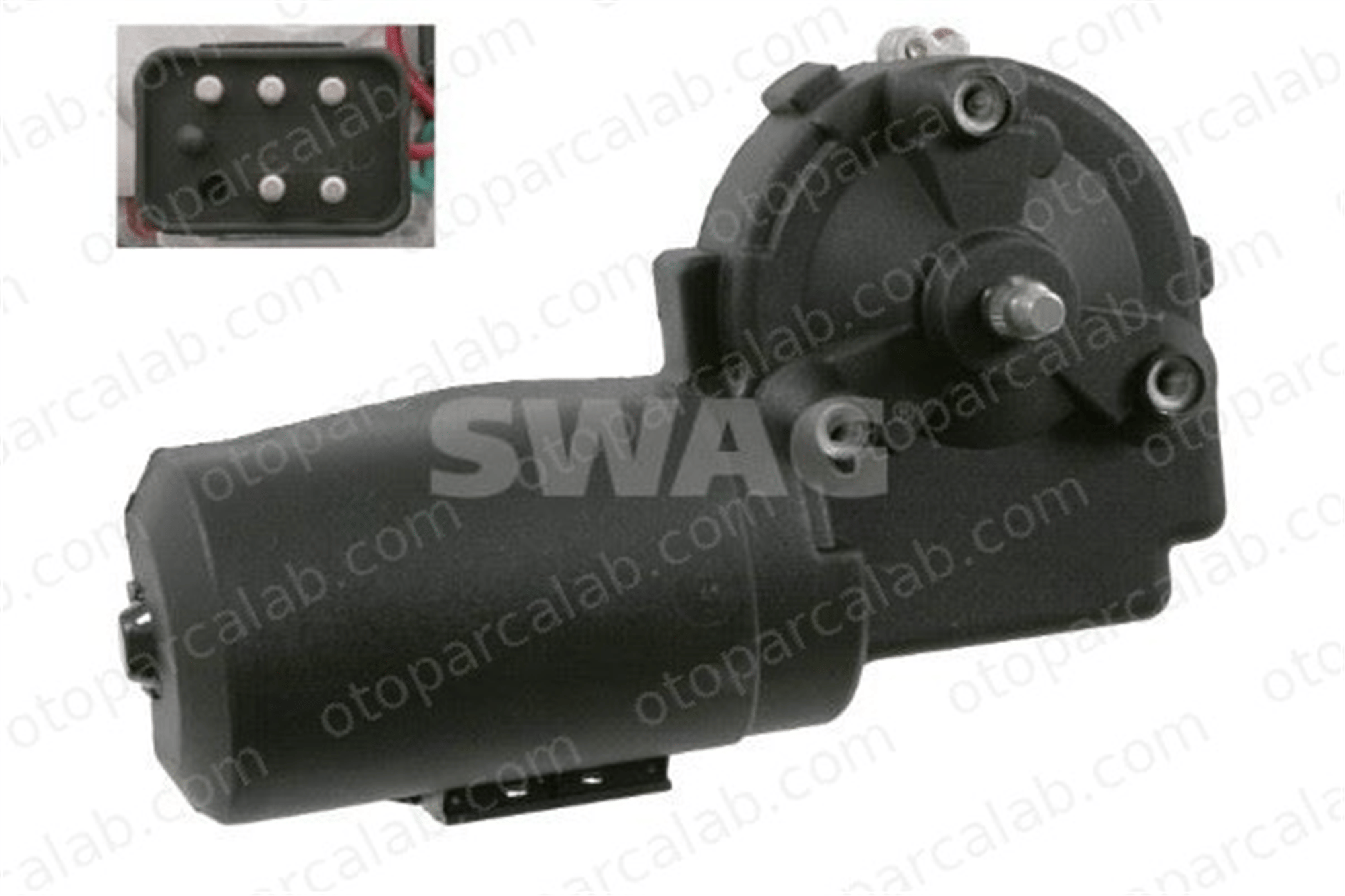 SWAG 10 91 8859 Silecek Mekanizma Motoru Ön MERCEDES-BENZ 124 Sedan 124 T-Model A1248200542 A1248200708