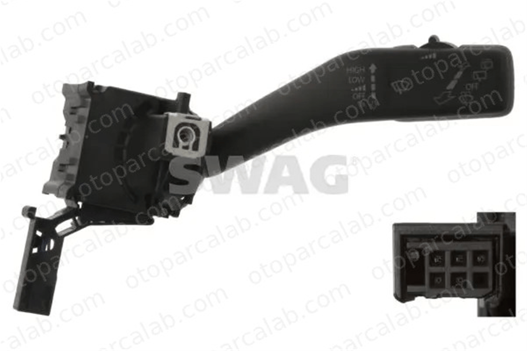 SWAG 30 93 6761 Silecek Sinyal Far Kolu SKODA OCTAVIA II Combi VW GOLF V 1K0953519H 1K0953519