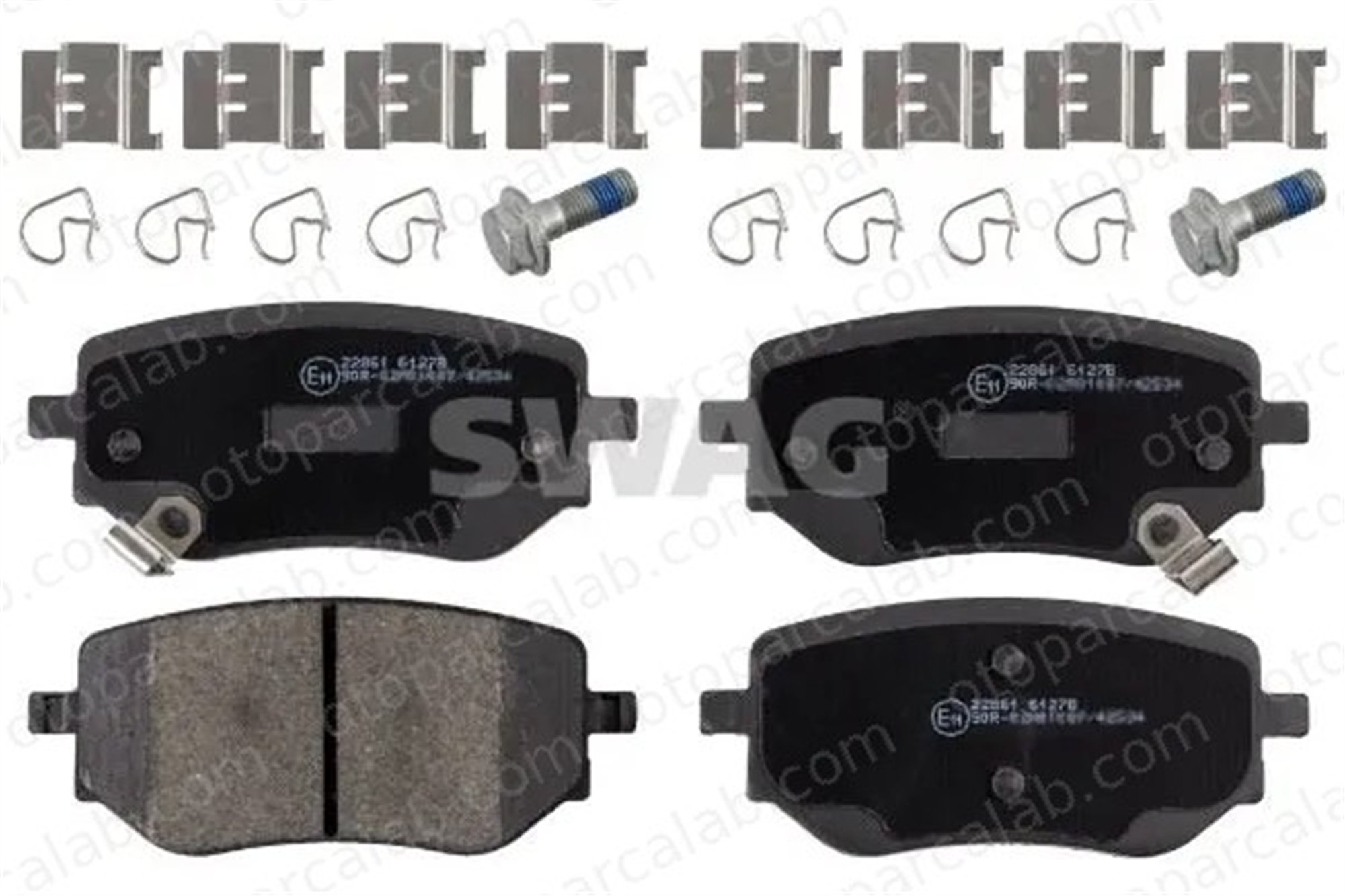 SWAG 33 10 7614 Fren Disk Balata Arka MERCEDES-BENZ X-SERISI NISSAN NP300 NAVARA Pick-up A4704230600 4704230600