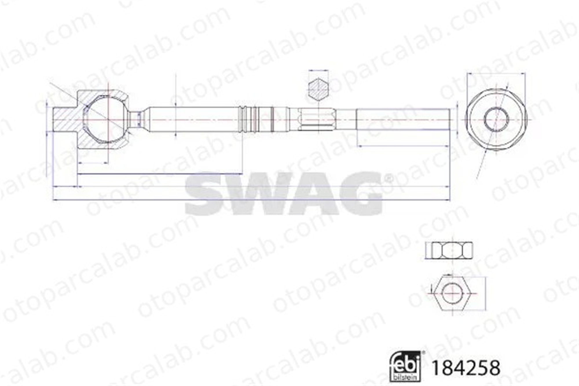 SWAG 33 10 9334 Rot Mili Sol OPEL INSIGNIA B Grand Sport INSIGNIA B Sports Tourer 23449526 023449526