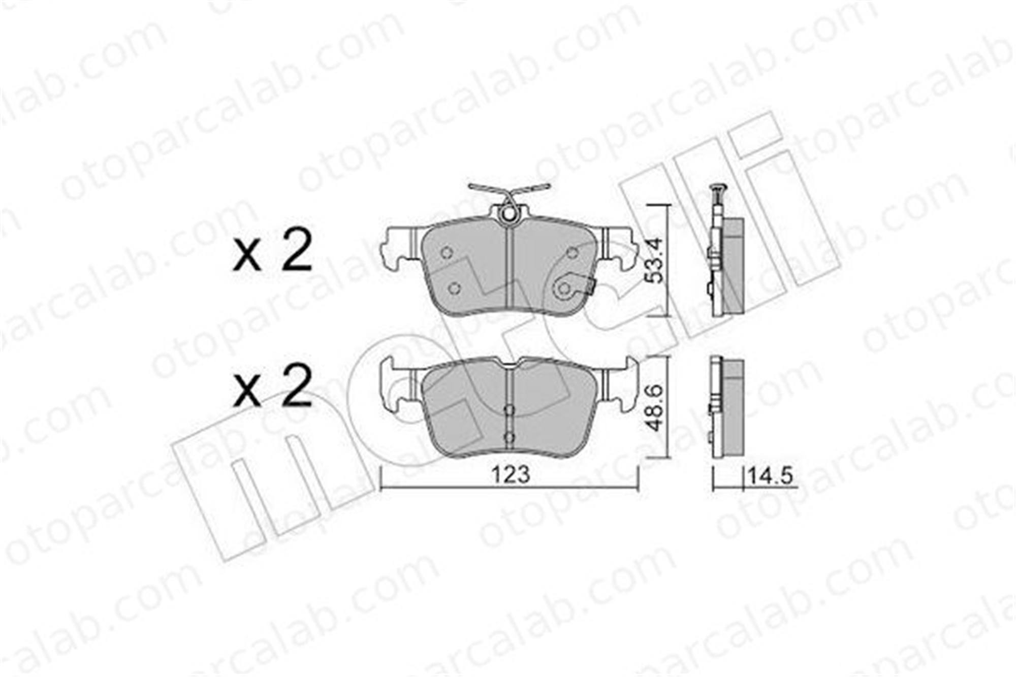 SWAG 33 11 5412 Fren Disk Balata Ön FORD KUGA II MONDEO V Turnier 2478915 KTLJ9C2M008ANB