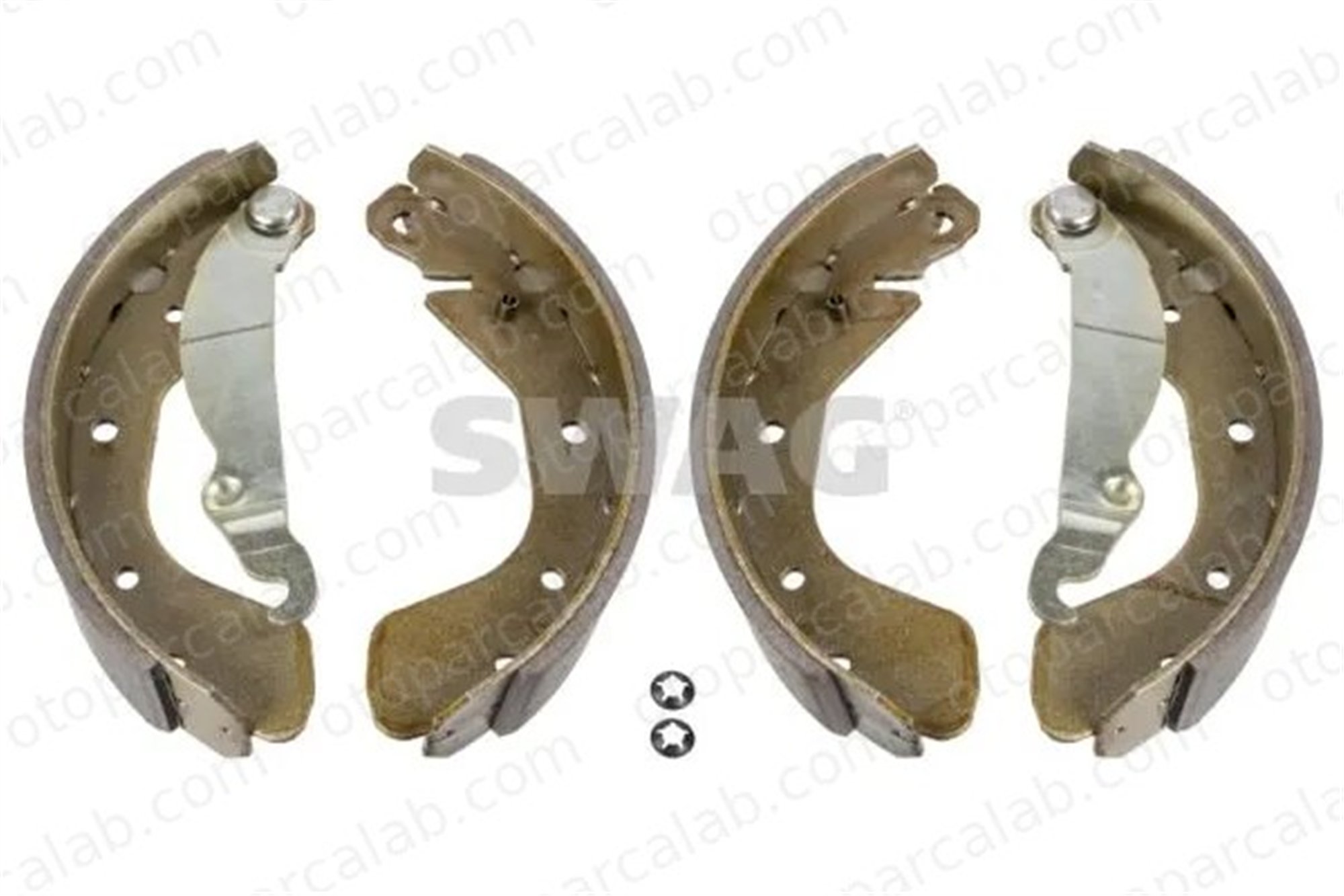 SWAG 40 91 7457 Fren Pabuçlu Balata Arka OPEL KADETT E Hatchback ASTRA F Station wagon 90542863 90421797