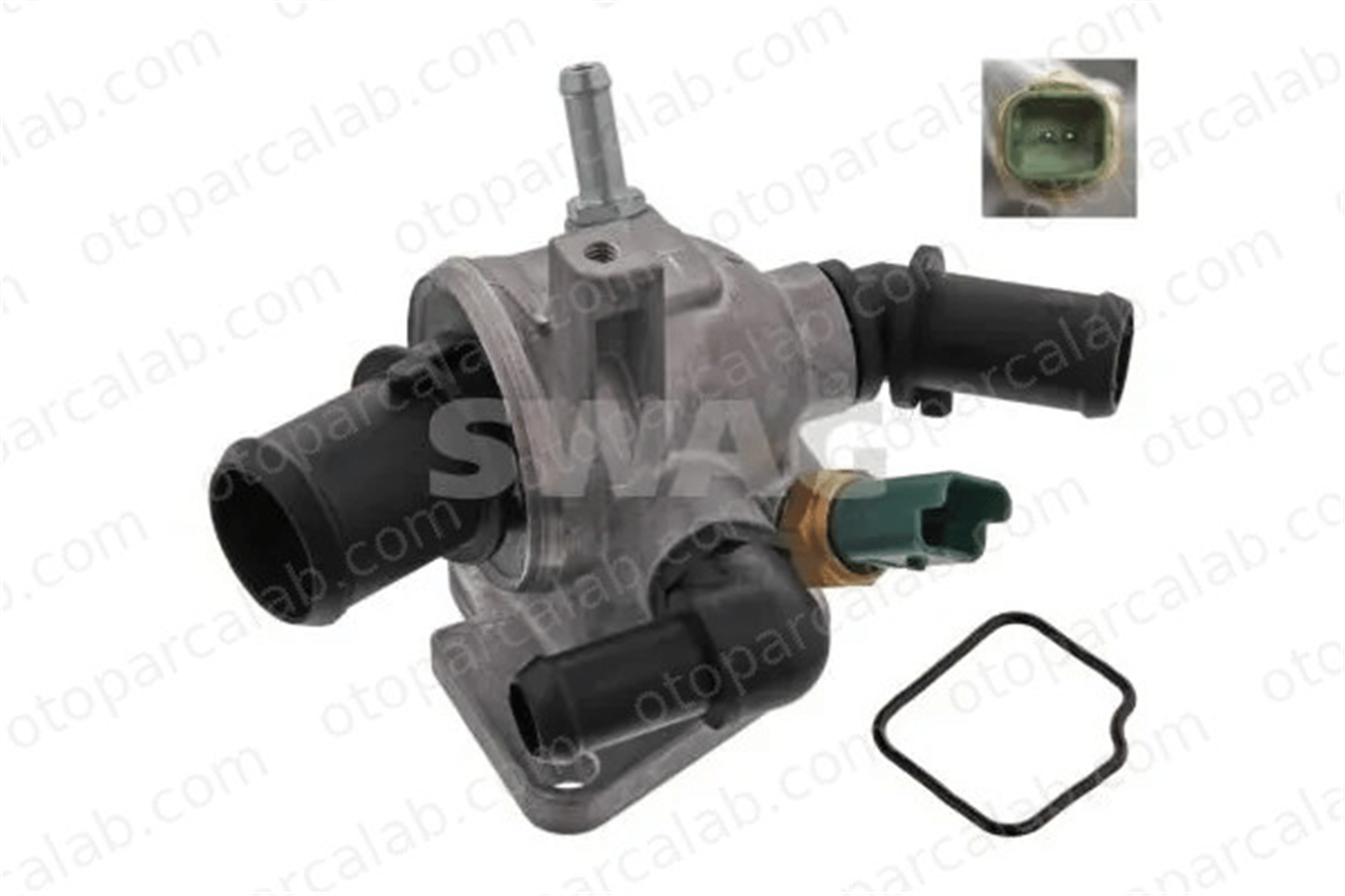 SWAG 70 93 6284 Termostat Gövdesi LANCIA YPSILON FIAT DOBLO Cargo 55194271 55202373