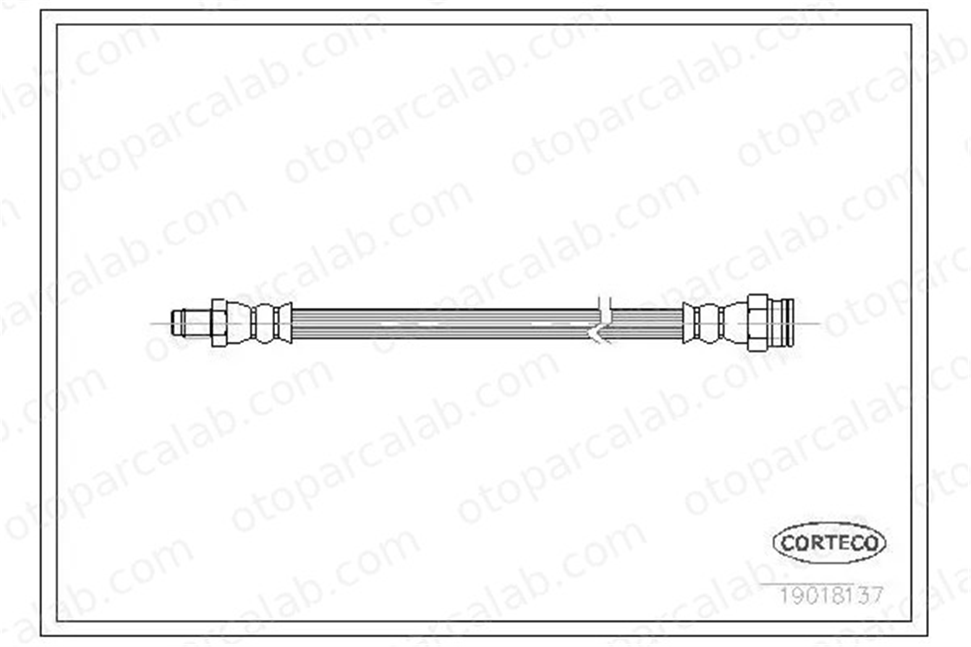 SWAPP 40002 Fren Hortumu Arka Sağ veya Sol FIAT DUCATO Panorama DUCATO Panelvan/Van 7570315 481627