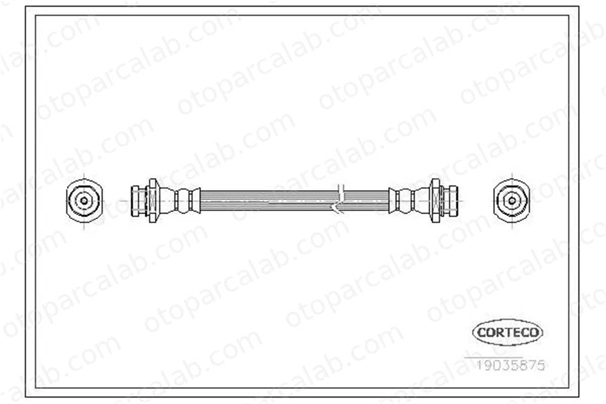 SWAPP 40636 Fren Hortumu Arka Sağ veya Sol SUZUKI IGNIS II WAGON R+ Hatchback 5157083