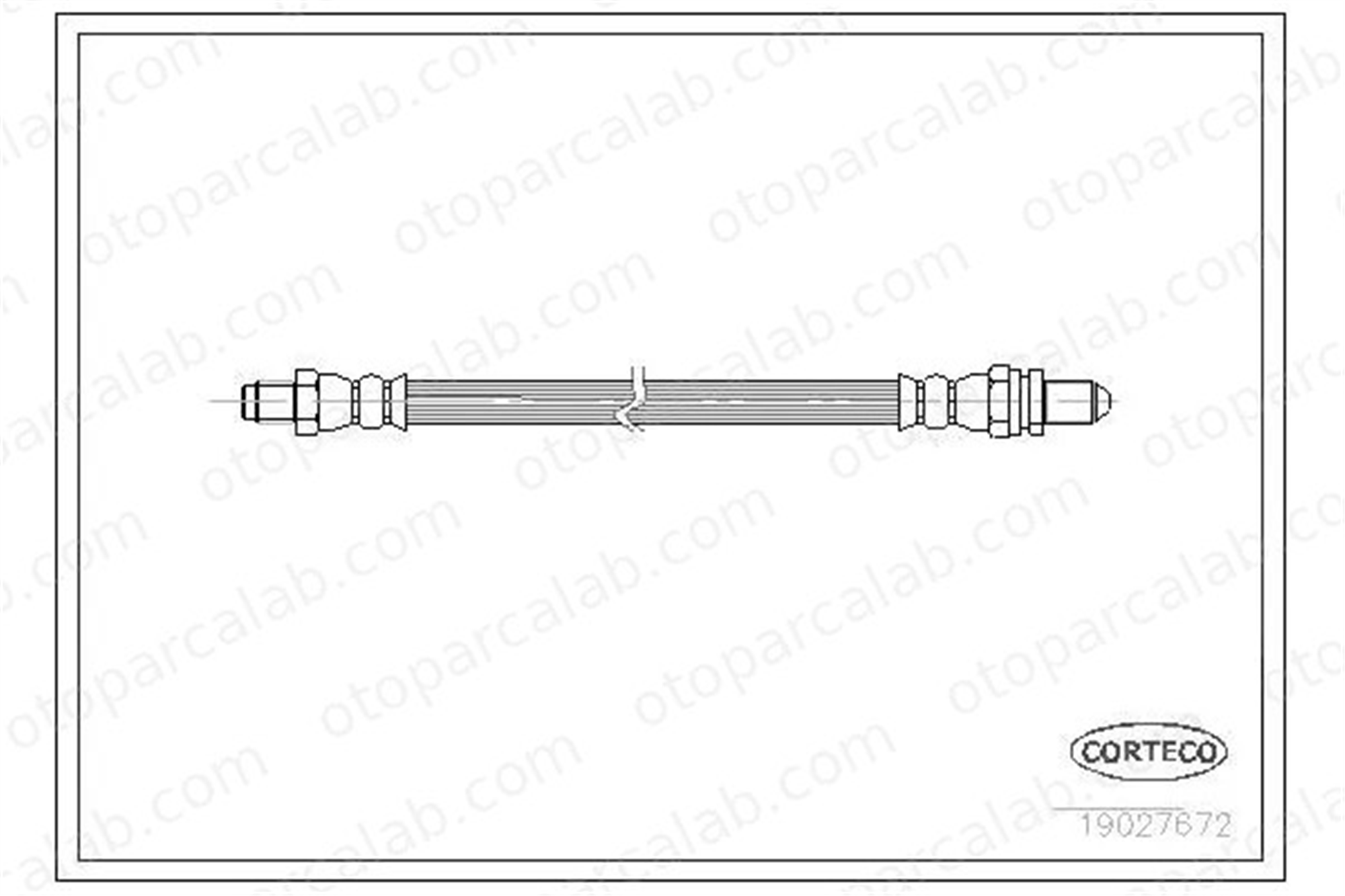 SWAPP 40801 Fren Hortumu Arka Sağ veya Sol FORD FIESTA IV FIESTA Kasa/büyük limuzin 96FB2282AC 1011342