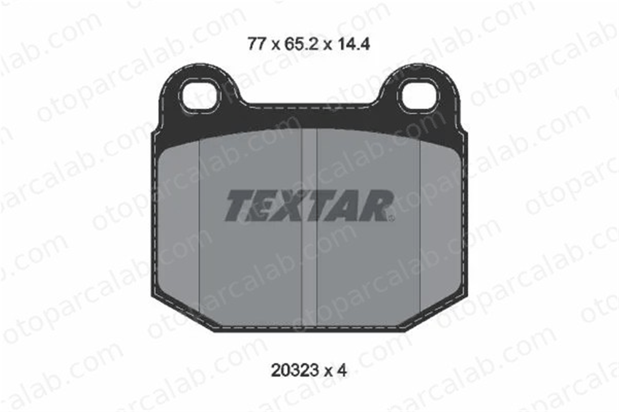 TEXTAR 2032306 Fren Disk Balata Ön LOTUS ELISE EXIGE 2032306 93181525