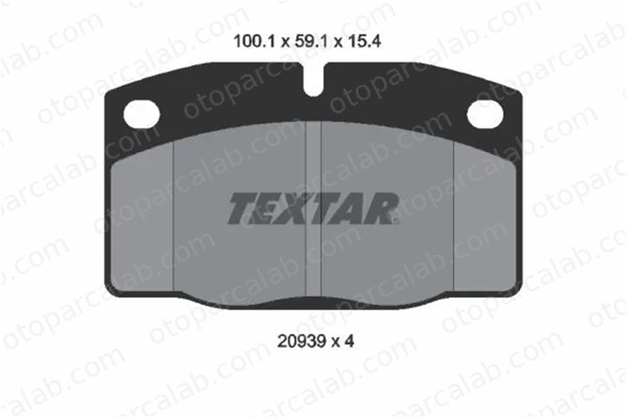 TEXTAR 2093903 Fren Disk Balata Ön OPEL KADETT E Hatchback KADETT E 1605787 90398759