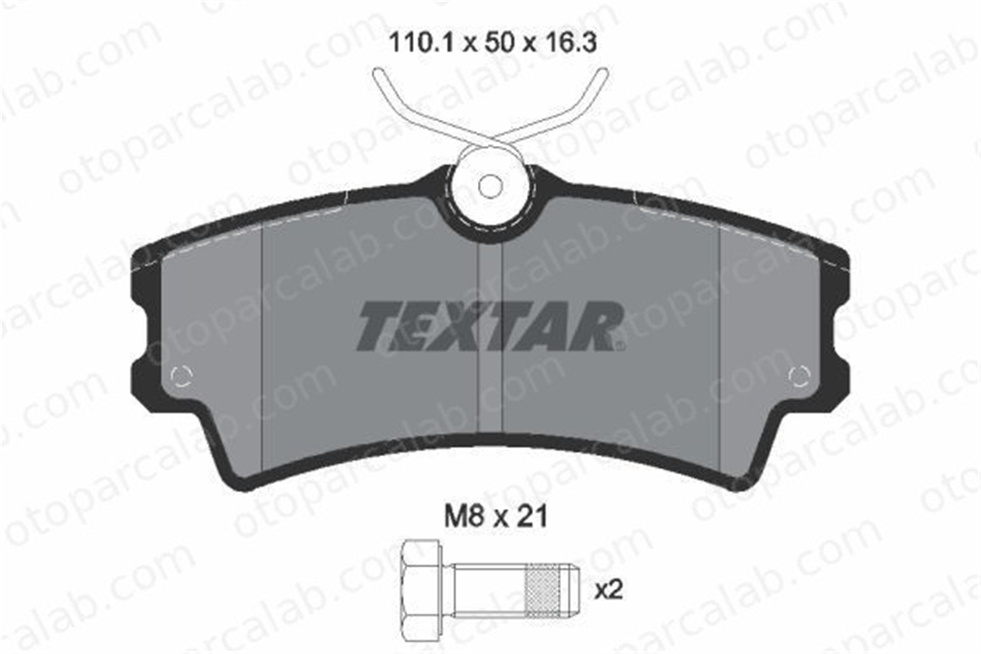 TEXTAR 2430201 Fren Disk Balata Ön SANTANA PS10/ANIBAL 2430201