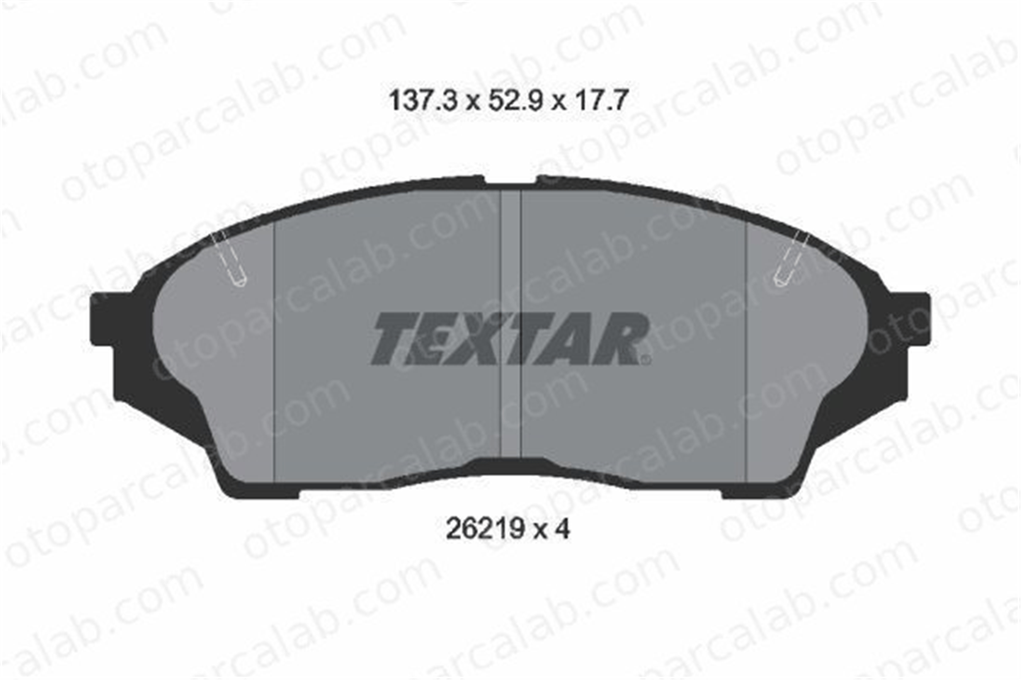 TEXTAR 2621901 Fren Disk Balata Ön TOYOTA COROLLA COROLLA Compact 2621901 446522300