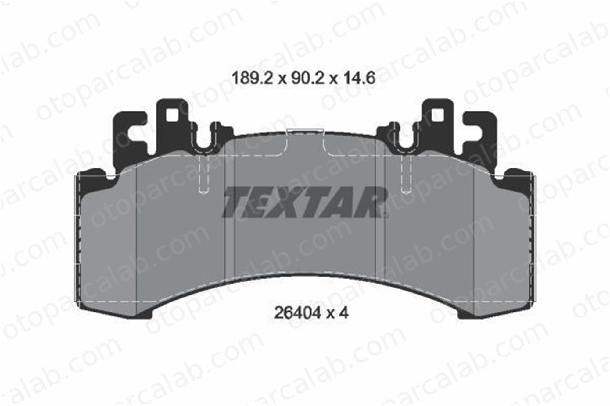 TEXTAR 2640401 Fren Disk Balata Ön MERCEDES-BENZ EQE 2640401 4200906