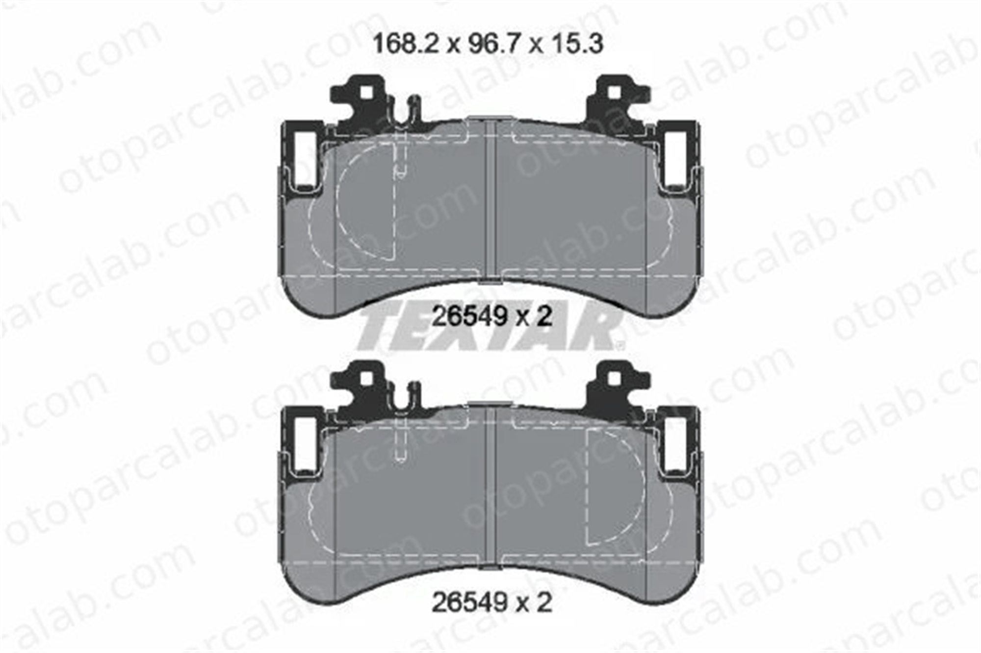 TEXTAR 2654901 Fren Disk Balata Ön MERCEDES-BENZ EQE A0004212702 4200706