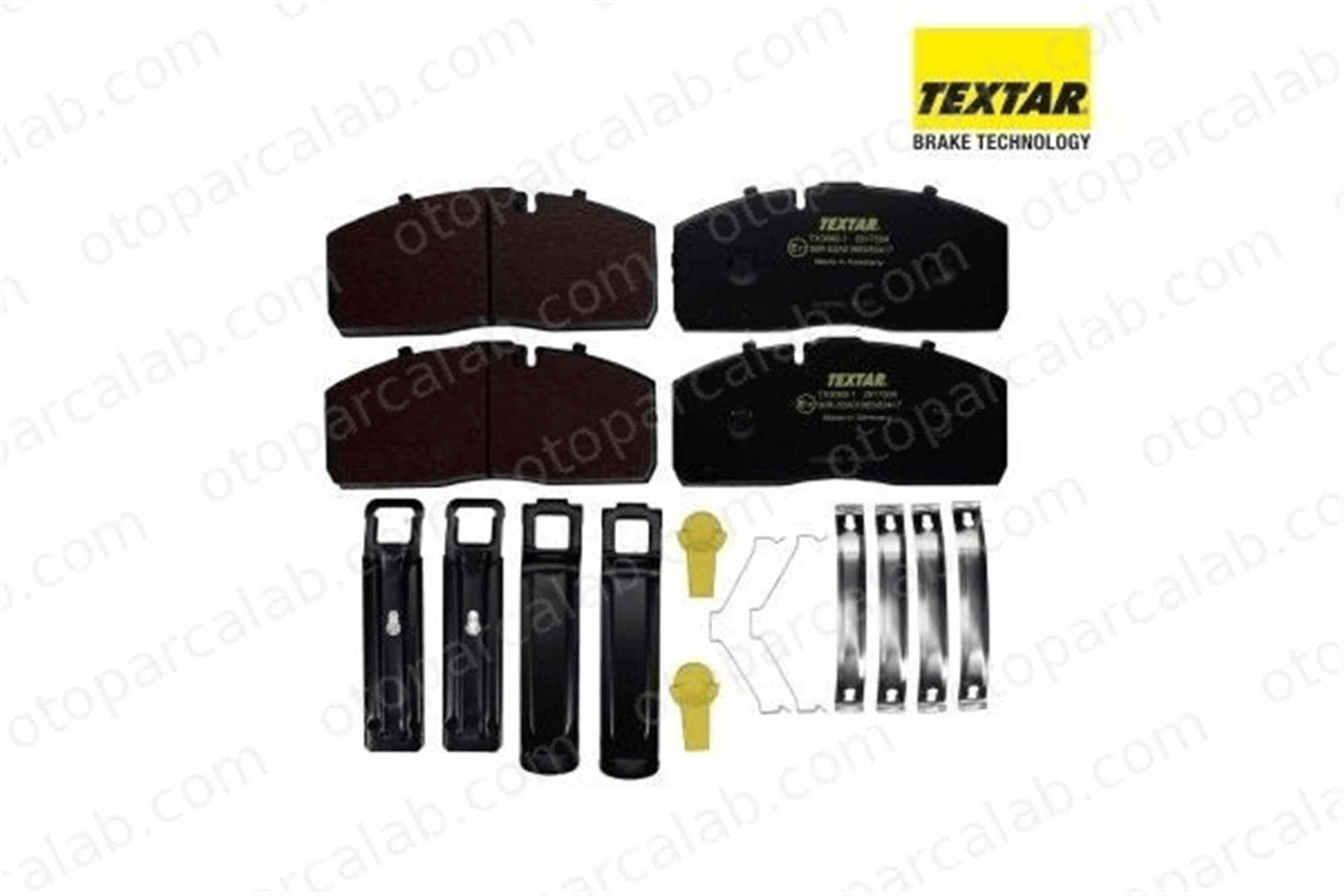 TEXTAR 2917504 Fren Disk Balata Ön MERCEDES-BENZ AROCS ACTROS MP4 / MP5 2917504 9291072