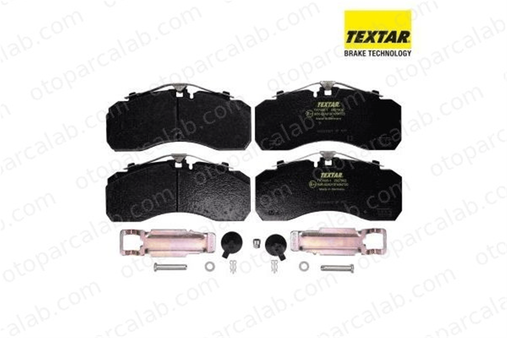 TEXTAR 2927802 Fren Disk Balata Ön MAN F90 MERCEDES-BENZ AROCS 2927802 204552