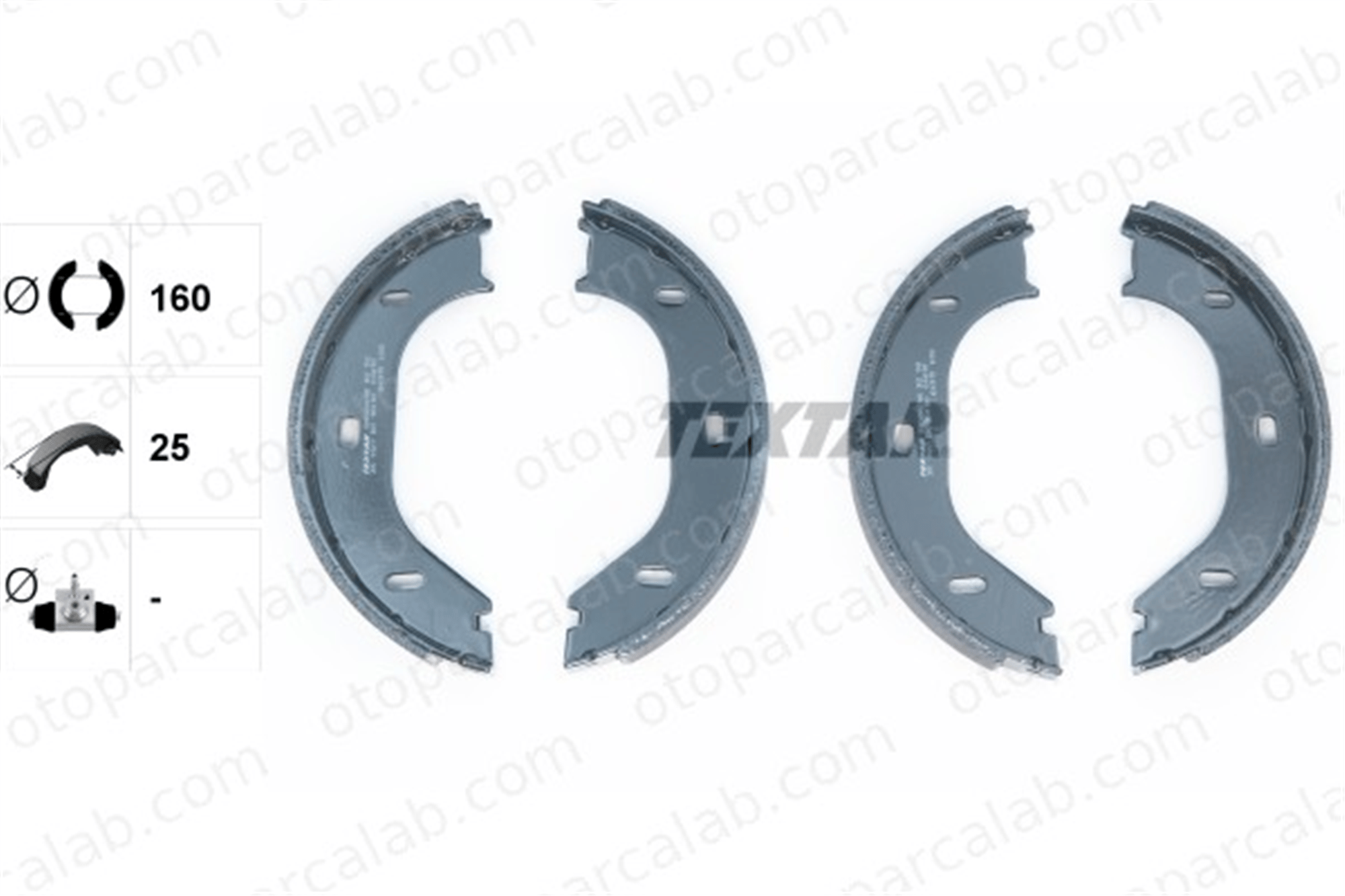 TEXTAR 91020200 El Fren Balatası BMW 3 3 Touring 33411159467 1100567