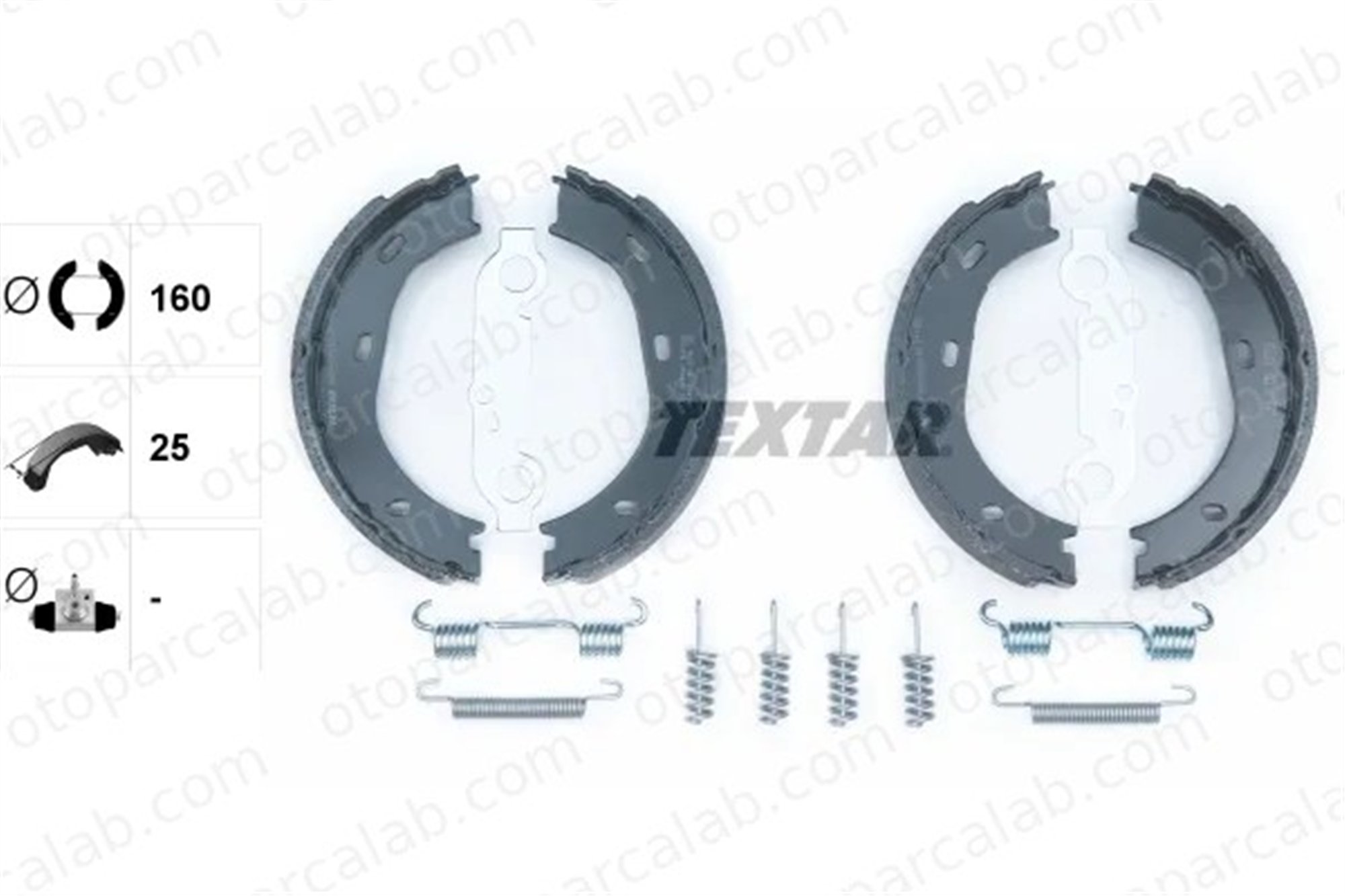 TEXTAR 91025900 El Fren Balatası MERCEDES-BENZ S-SERISI 123 Sedan A1264200120 1084200120