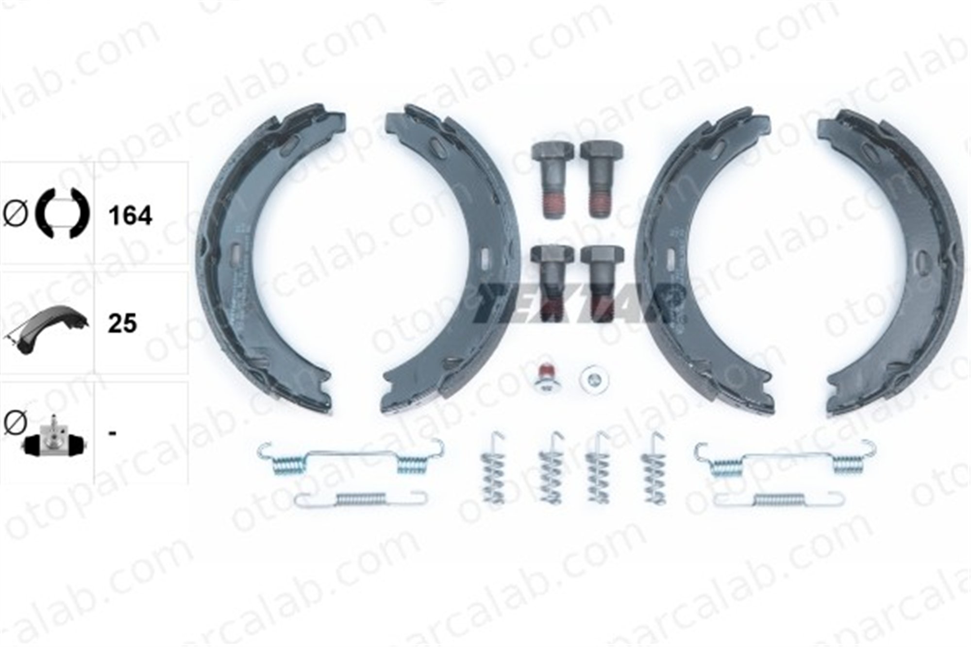 TEXTAR 91044500 El Fren Balatası MERCEDES-BENZ S-SERISI E-SERISI T-Model A1404200920 1404200420