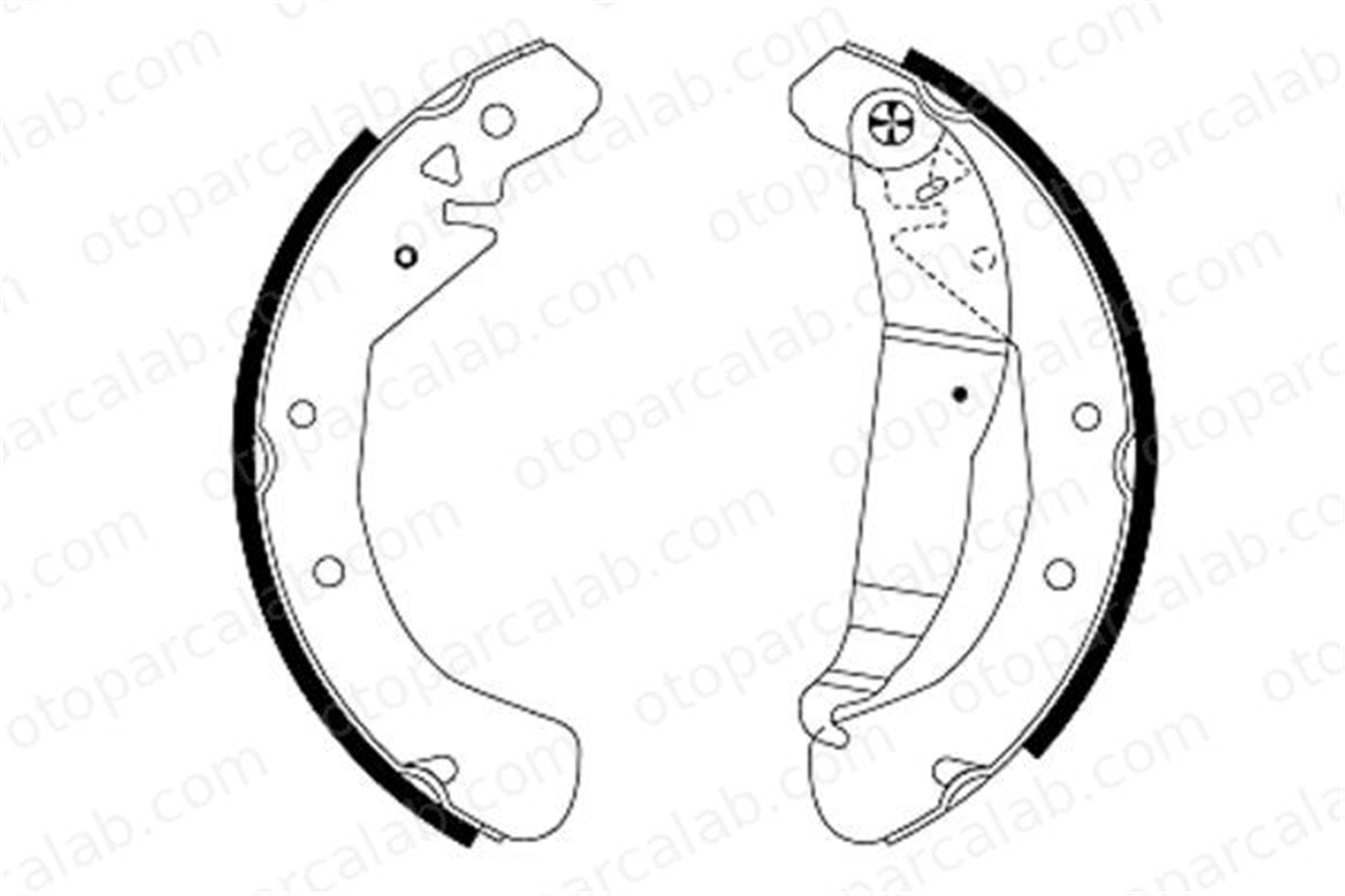 TEXTAR 91049000 Fren Pabuçlu Balata Arka OPEL ASTRA F Station wagon ASTRA G Station wagon 1605920 93284576