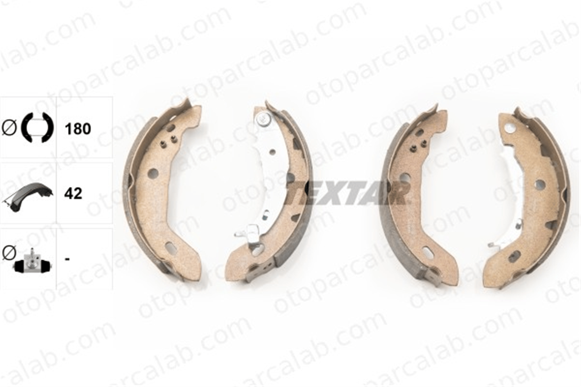 TEXTAR 91053000 Fren Pabuçlu Balata Arka MERCEDES-BENZ A-SERISI A1684200320 1684200220
