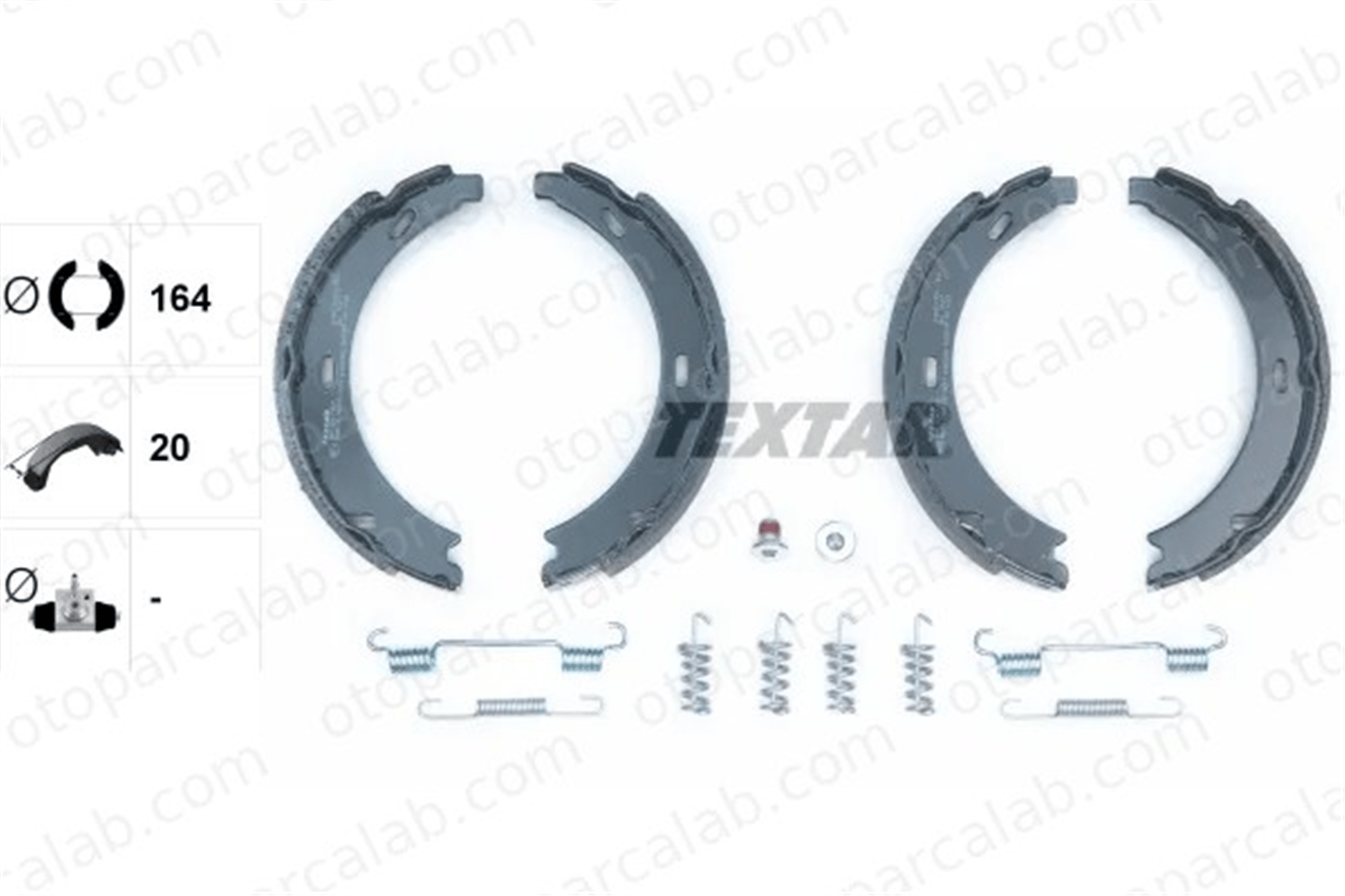 TEXTAR 91057100 El Fren Balatası MERCEDES-BENZ C-SERISI C-SERISI T-Model A2034200120 5096552AA