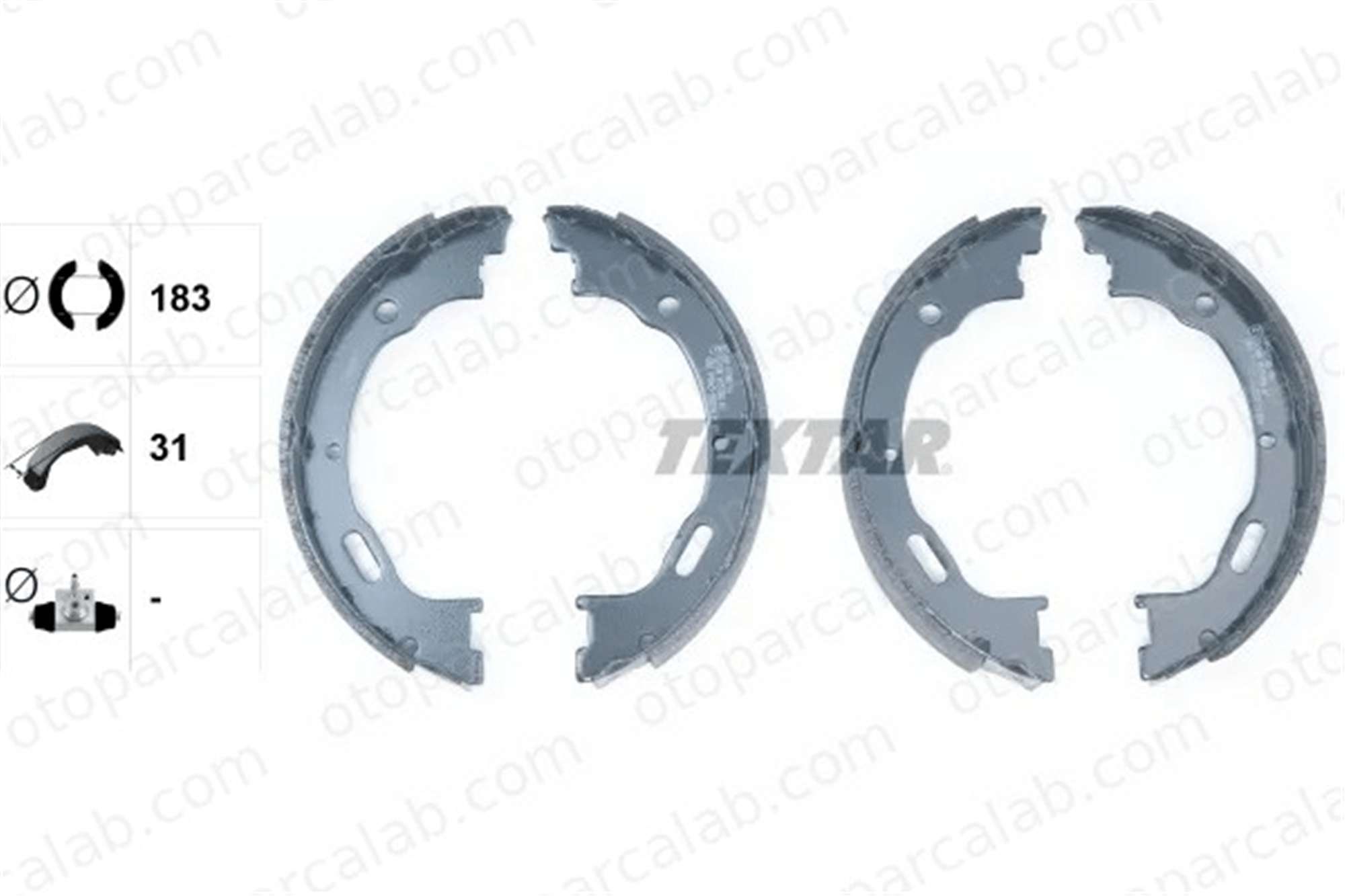TEXTAR 91057800 El Fren Balatası CHRYSLER 300C 300C Touring A1634200220 K68020626AB
