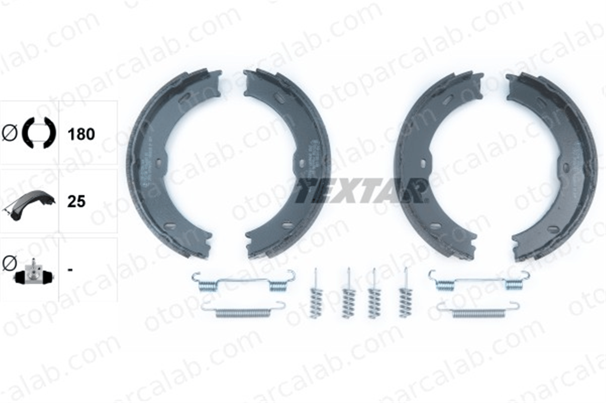 TEXTAR 91066800 El Fren Balatası MERCEDES-BENZ SPRINTER 3,5-t Panelvan/Van SPRINTER 3,5-t Platform şasi A9064200320 2E0698525