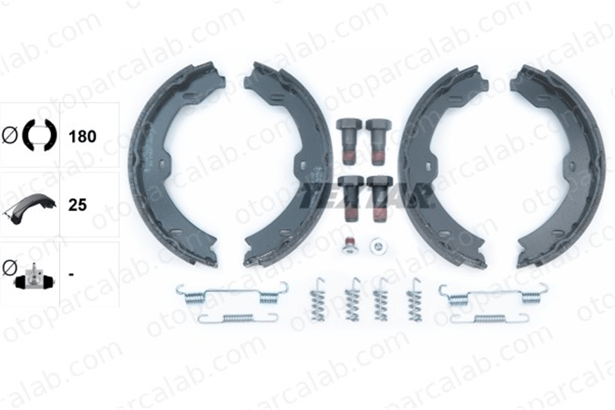 TEXTAR 91067000 El Fren Balatası MERCEDES-BENZ S-SERISI S-SERISI Coupe A2214200520 1974200120