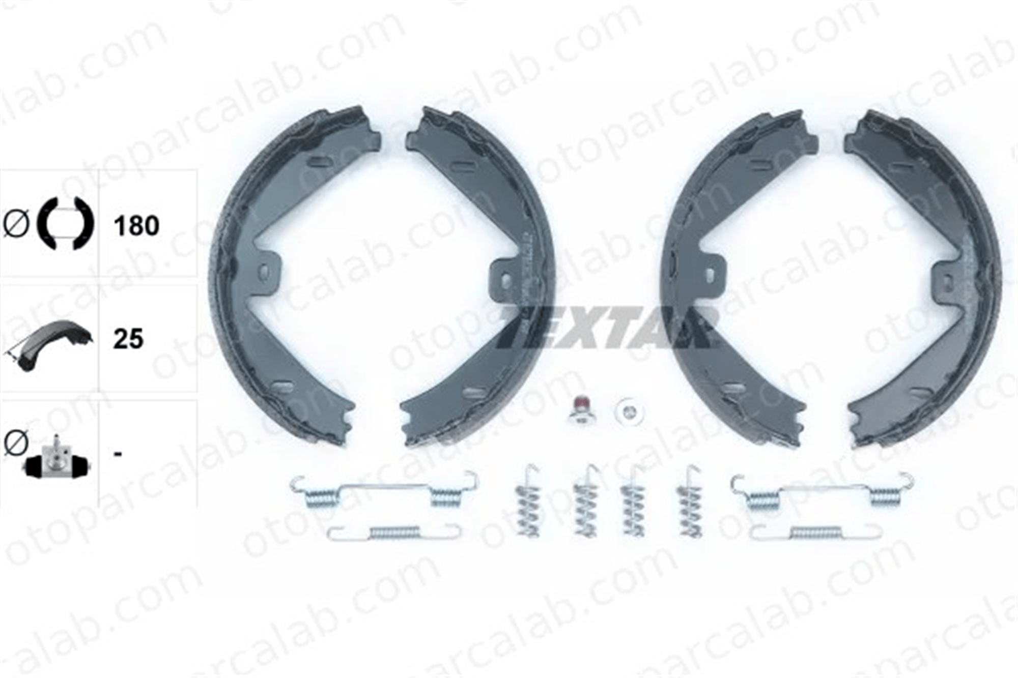 TEXTAR 91069100 El Fren Balatası MERCEDES-BENZ E-SERISI E-SERISI T-Model A0054203620 54203620