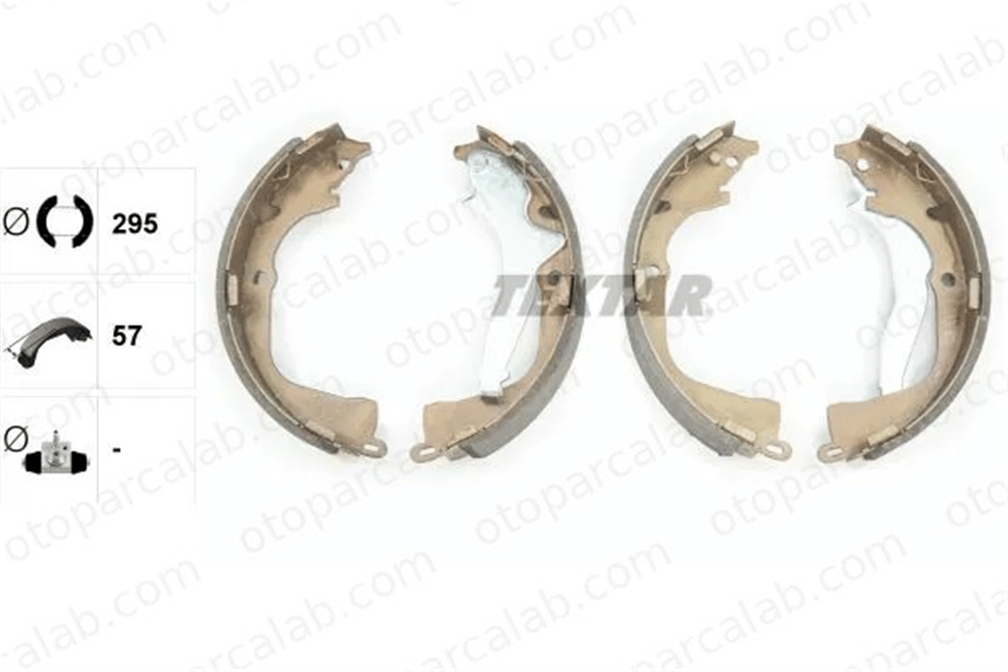 TEXTAR 91078700 Fren Pabuçlu Balata Arka VW AMAROK AMAROK Platform şasi 2H0698525