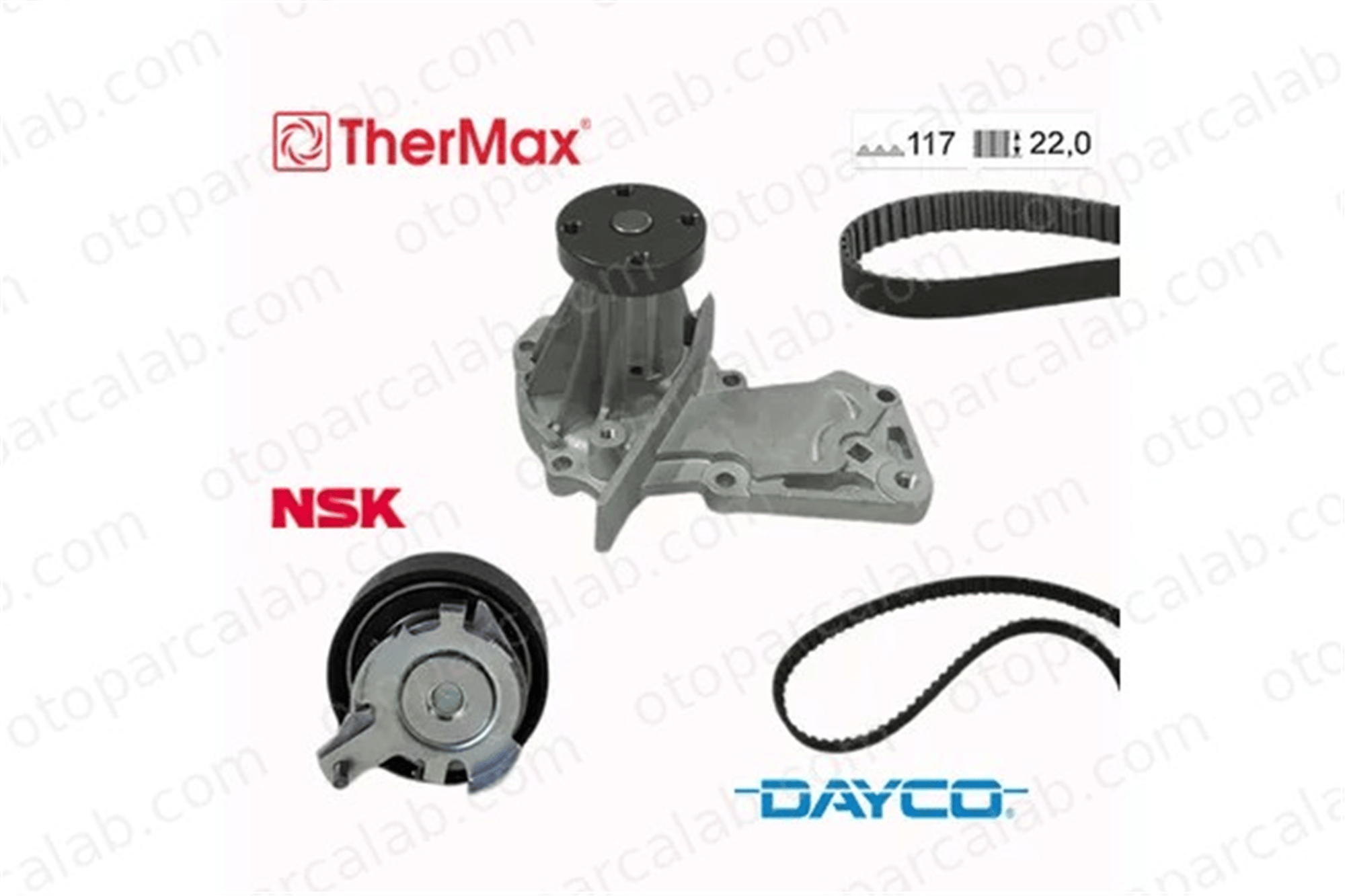 THERMAX T15.209 Triger Kayış Seti FORD FIESTA VI C-MAX II 5M5Q8B596AB 2302744