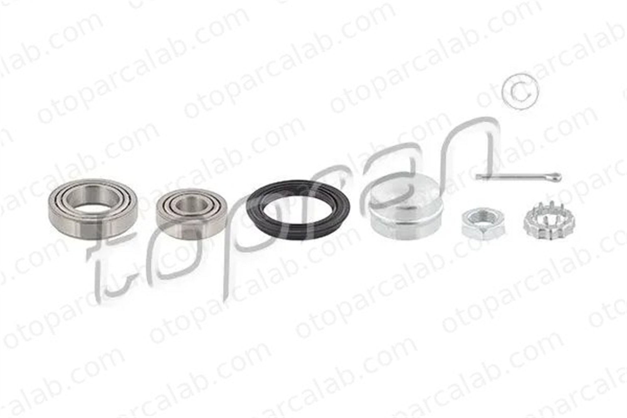 TOPRAN 102 832 Teker Rulmanı Arka Sağ veya Sol VW GOLF II PASSAT B3/B4 Variant 191598625 6U0598625