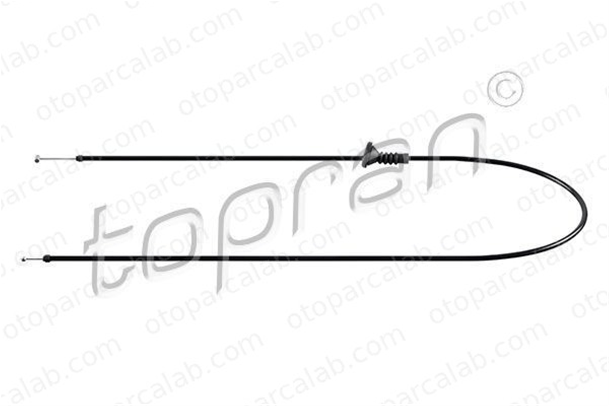 TOPRAN 503 954 Motor Kaput Açma Teli BMW 3 3 Touring 51237201904 51237184431
