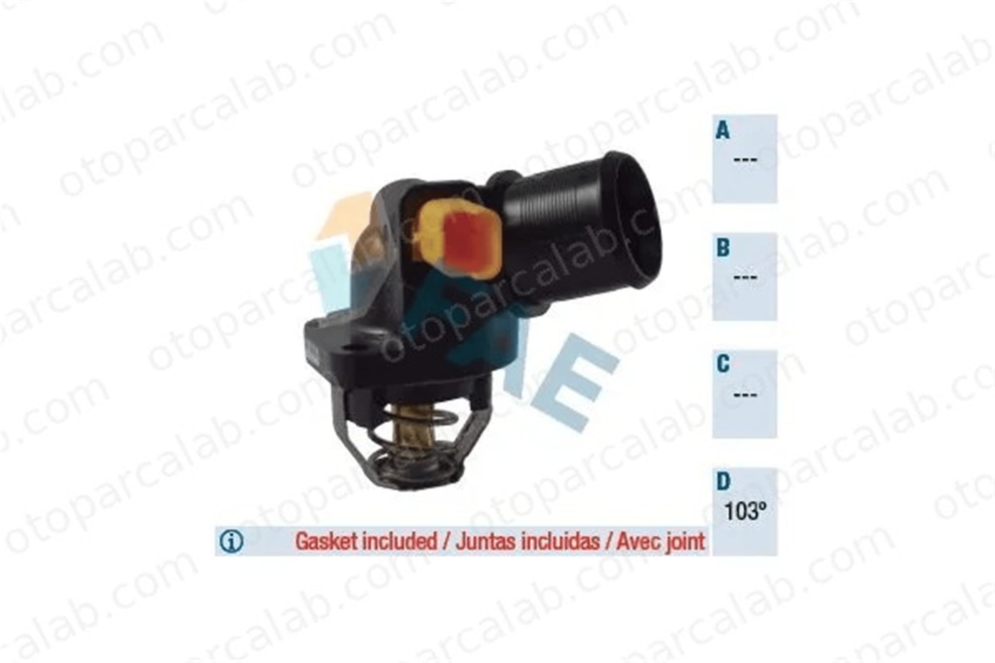 TRITON PEG0629 Termostat CITROËN C2 C3 I 1336Y8 9650926280