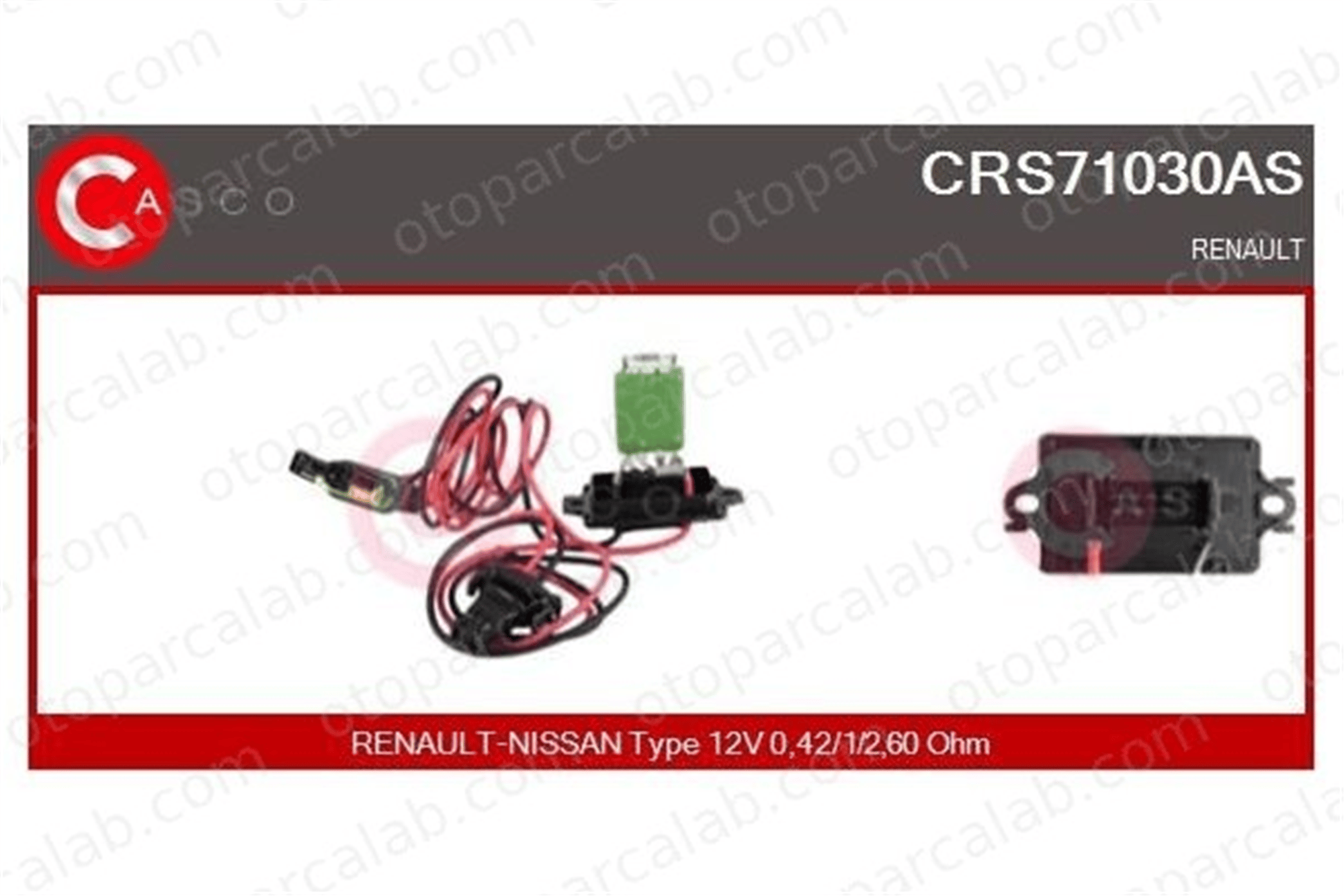 TRITON RNT0725 Kalorifer Rezistansı RENAULT CLIO III MODUS / GRAND MODUS 7701209803 770106000