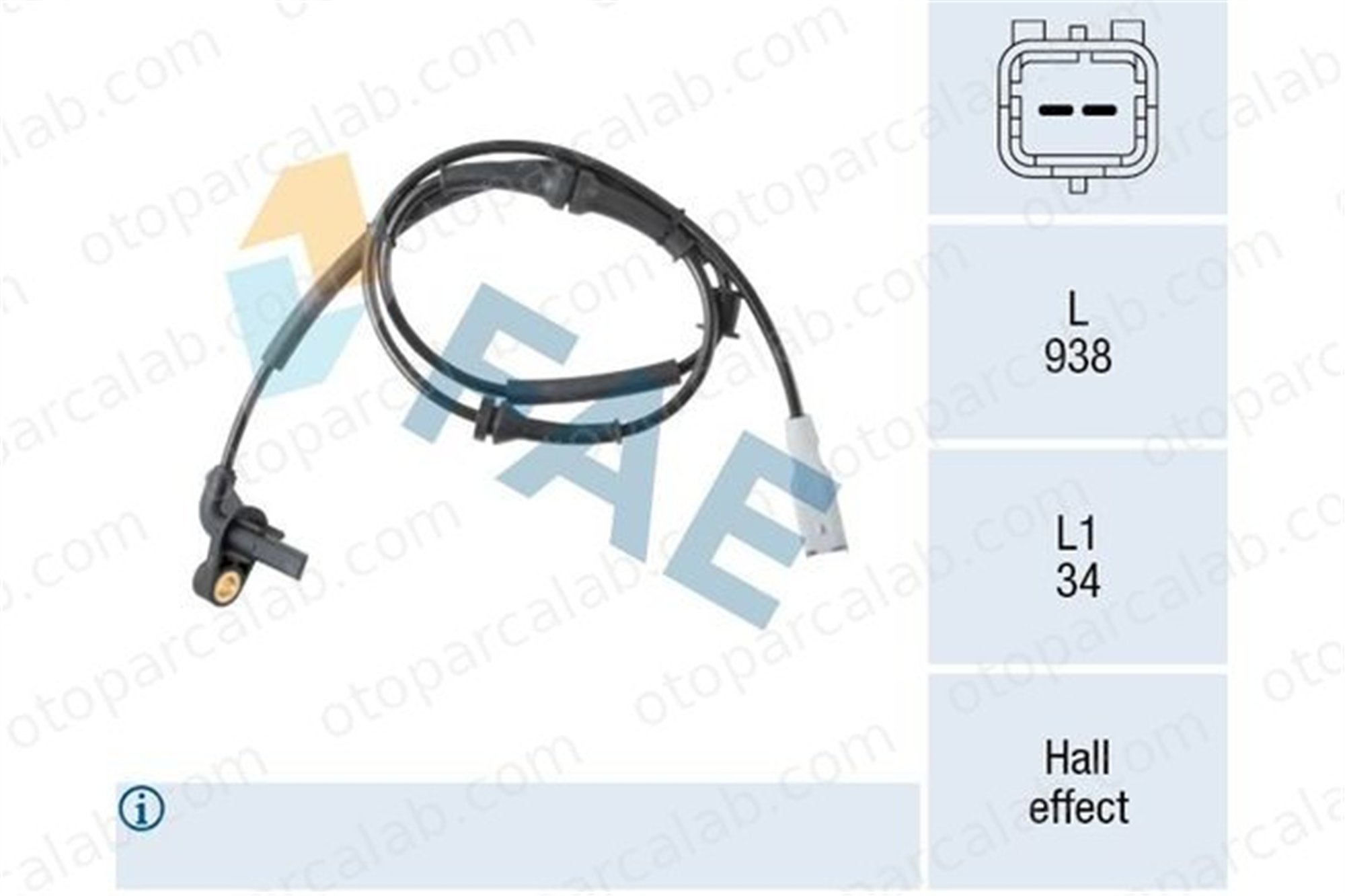 TRITON TRN0093 Abs Sensörü Arka Sol CITROËN BERLINGO / BERLINGO FIRST MPV BERLINGO / BERLINGO FIRST Kasa/büyük limuzin 4545C9 96469709