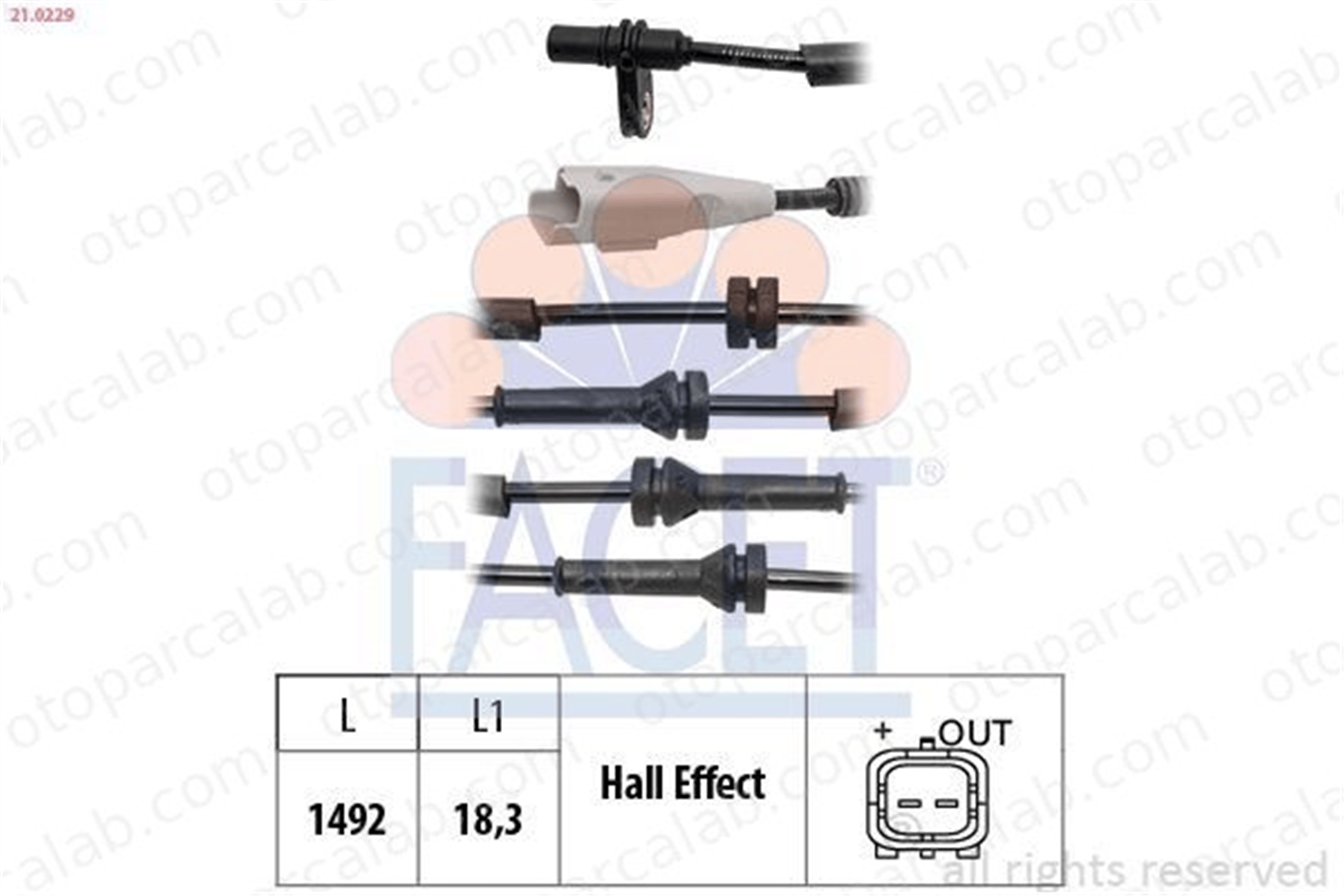 TRITON TRN0105 Abs Sensörü Arka Sağ veya Sol PEUGEOT EXPERT TEPEE CITROËN JUMPY 4545F0 1401040880