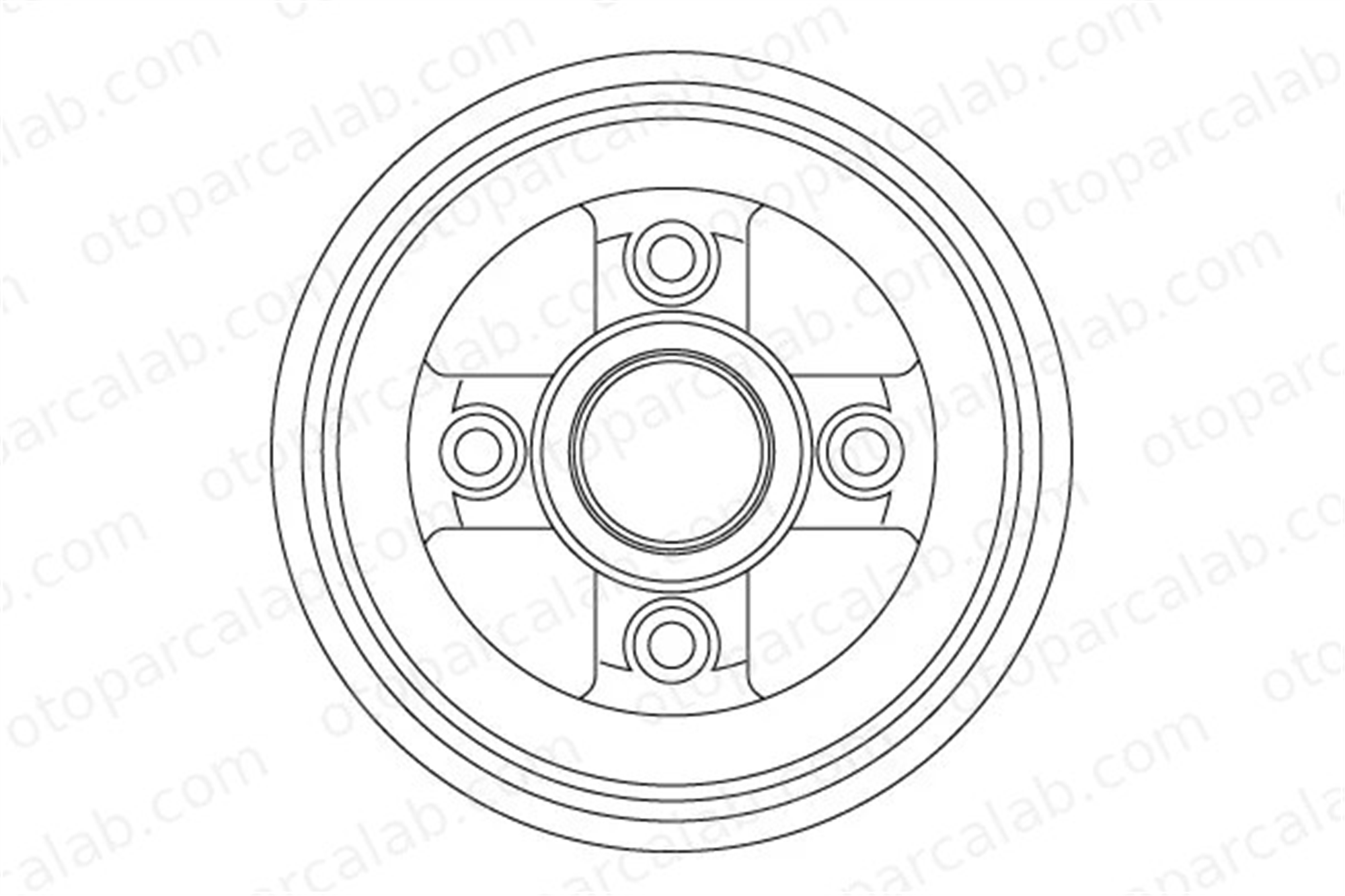 TRW DB4477 Kampana Arka Sağ veya Sol OPEL AGILA SUZUKI WAGON R+ Hatchback 43511M79G50 43511A76G51