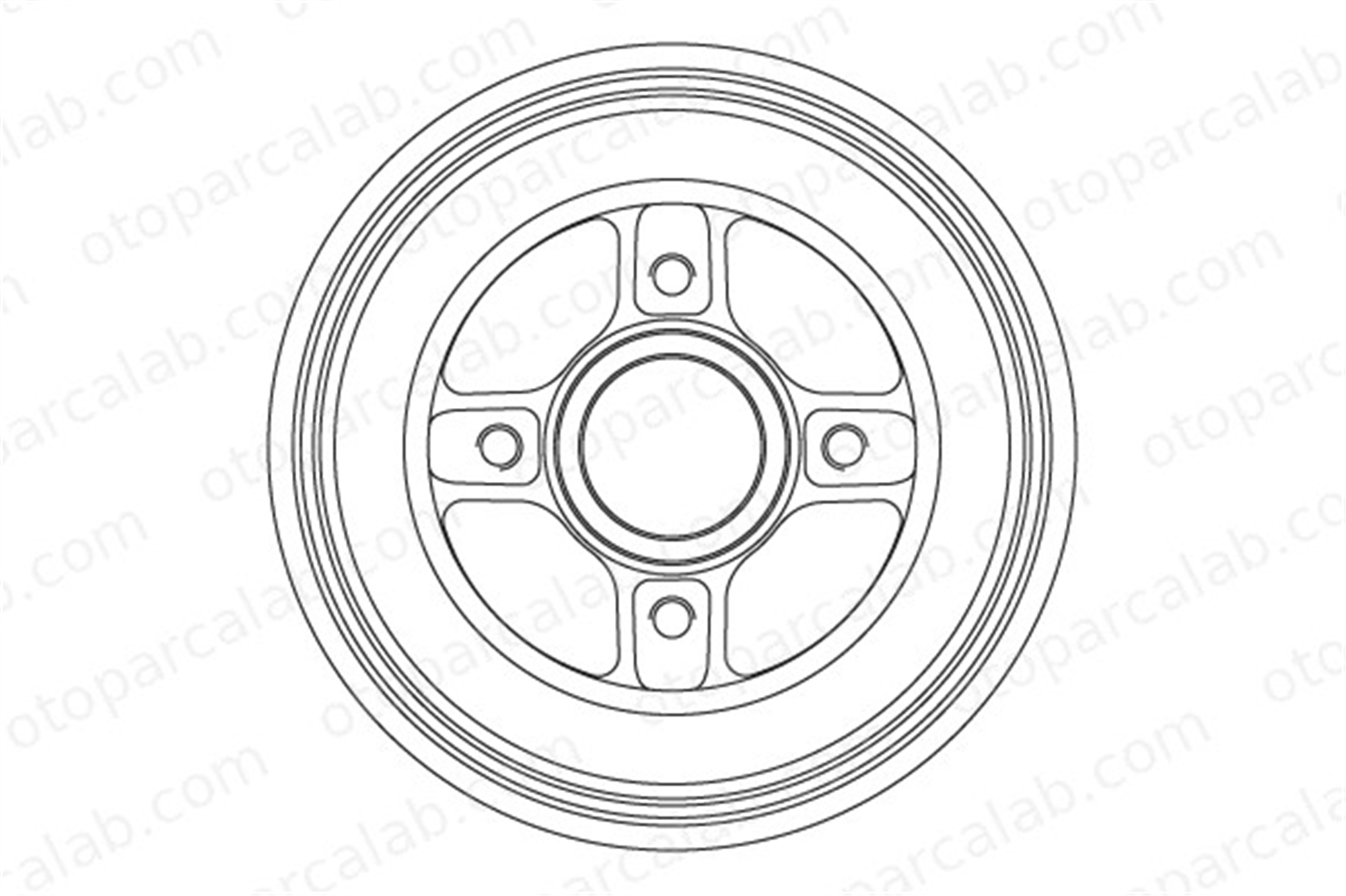 TRW DB4575B Kampana Arka Sağ veya Sol DACIA LOGAN SANDERO 432002467R 432006528R