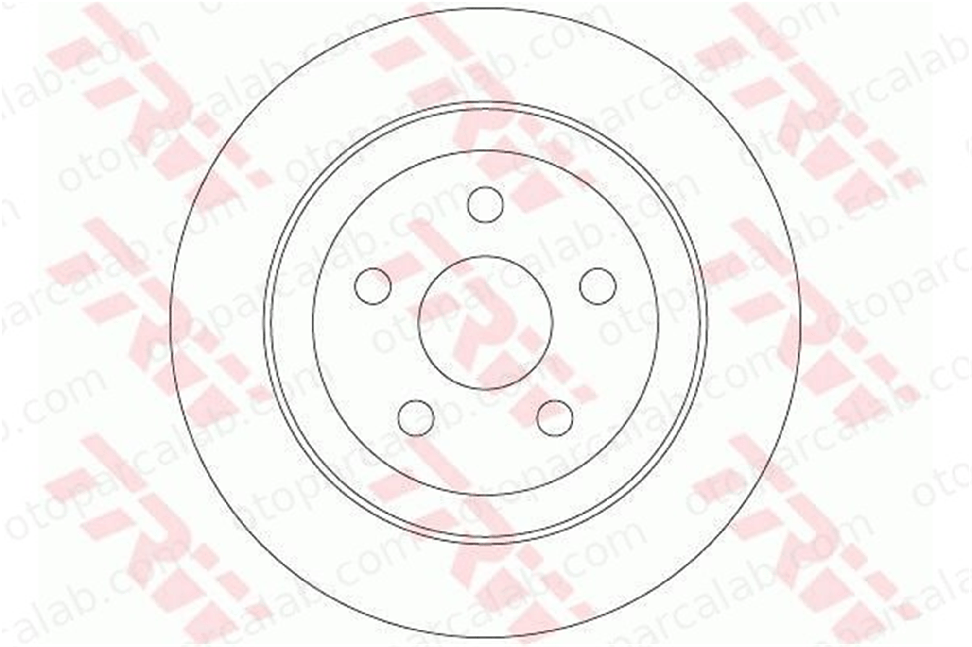 TRW DF6282 Fren Disk Ayna Arka Sağ ve Sol CHRYSLER STRATUS CIRRUS 4616433 DODGE4616433