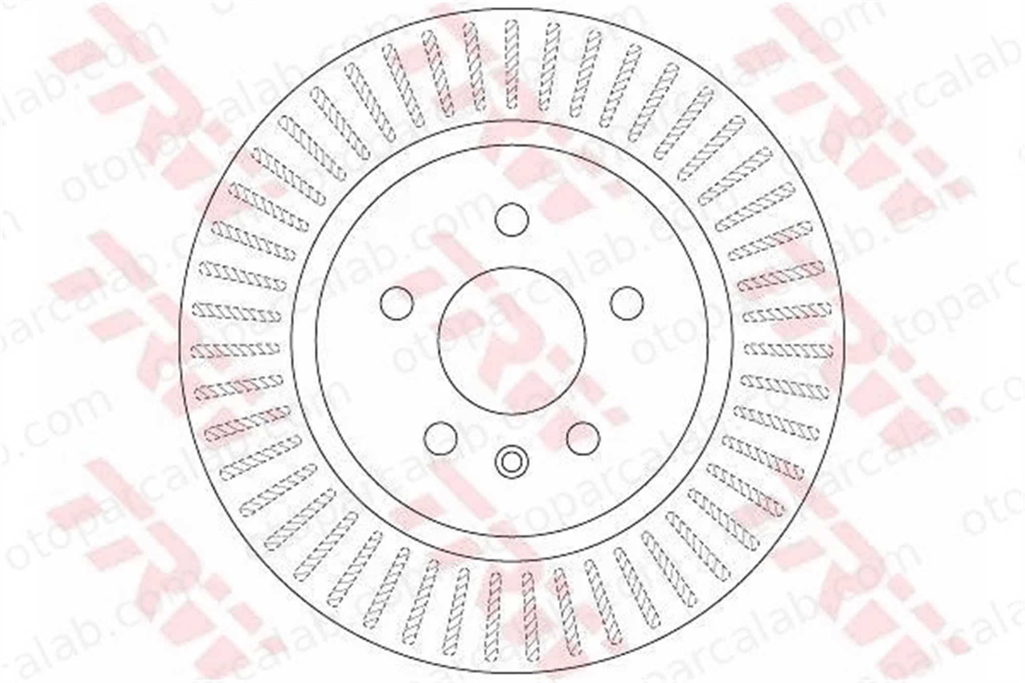 TRW DF6371 Fren Disk Ayna Arka Sağ ve Sol OPEL ZAFIRA TOURER C VAUXHALL ZAFIRA Mk III 13502866 13586855