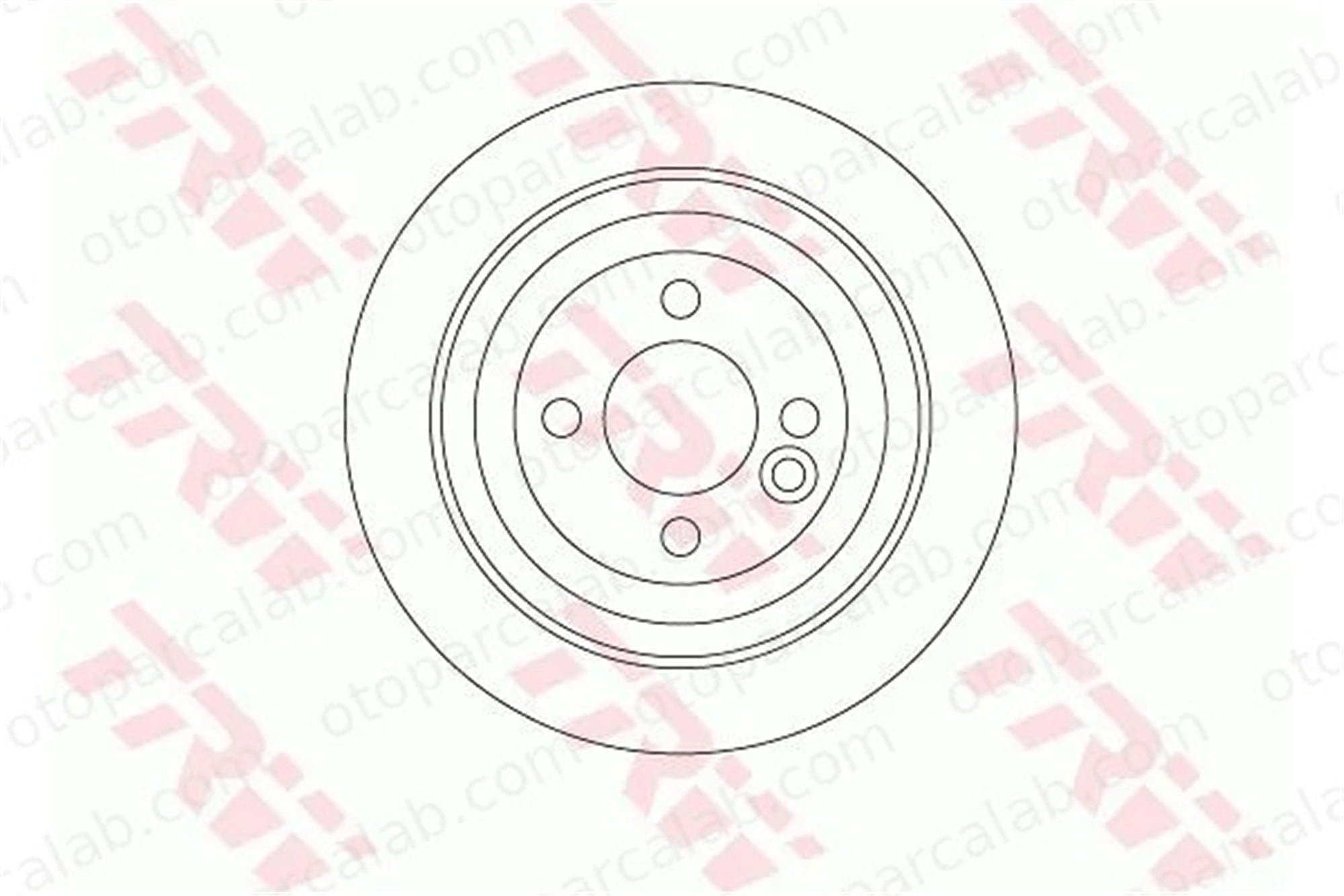 TRW DF6523 Fren Disk Ayna Arka Sağ ve Sol MINI MINI MINI CLUBMAN 34216784389 6784389